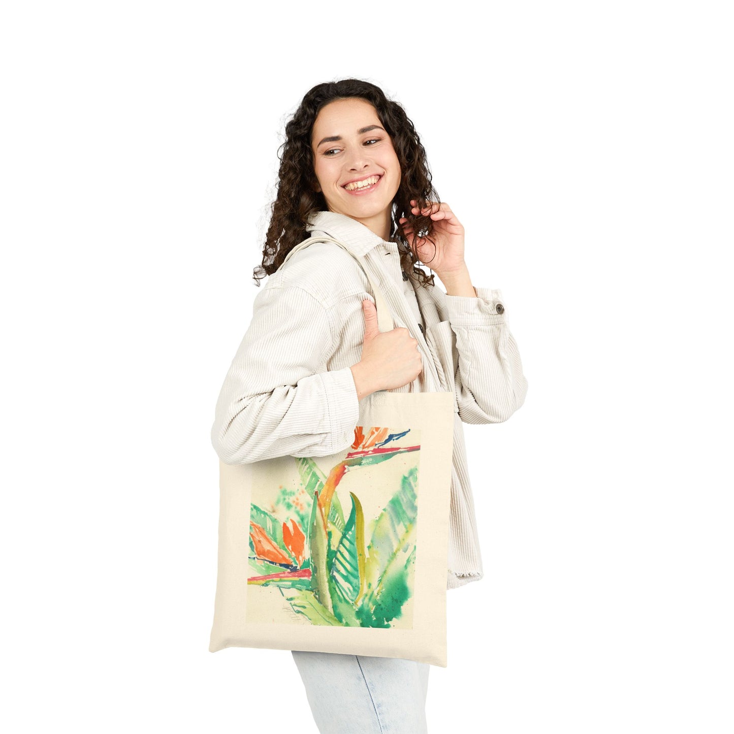 Another Day in Paradise Cotton Canvas Tote – Eco-Friendly Beach & Shopping Bag for Ocean Lovers