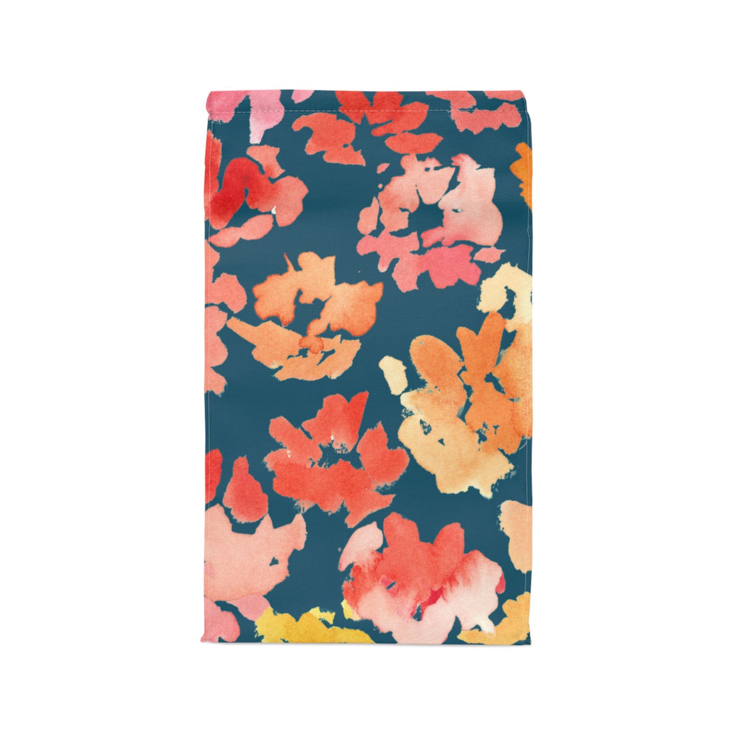 Warm Posy Watercolor Design Lunch Bag – Insulated, Wipe-Clean, Eco-Friendly Tote for Daily Use - Brooke Zitting, LLC