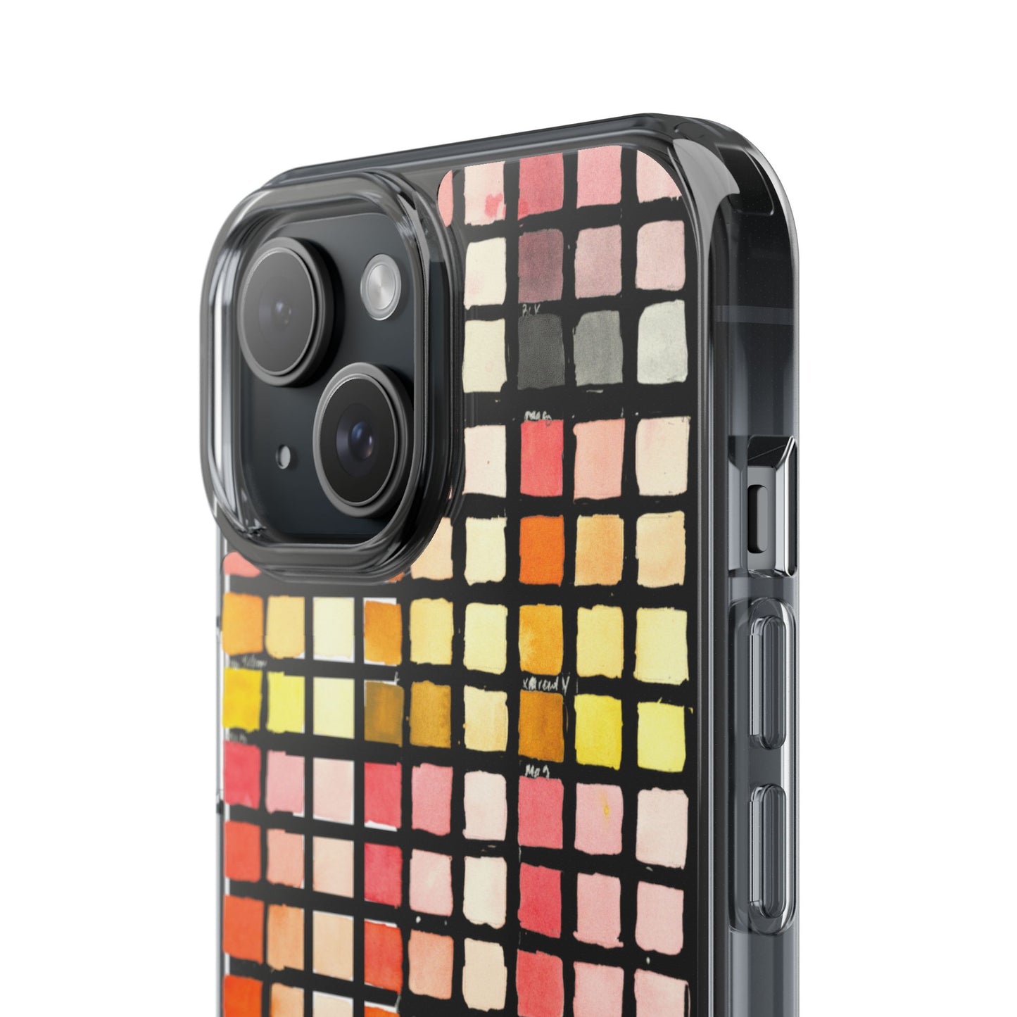 Watercolor Paint Swatches Clear Phone Case - Brooke Zitting, LLC
