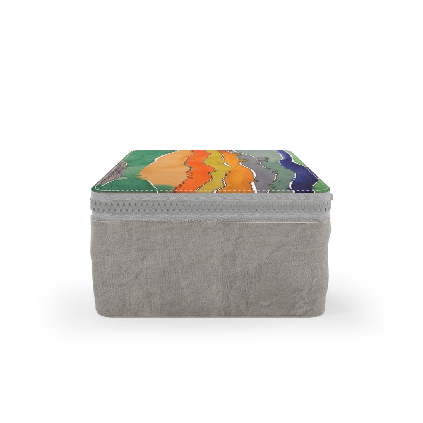 The Striped Landscape Paper Lunch Bag - Brooke Zitting, LLC
