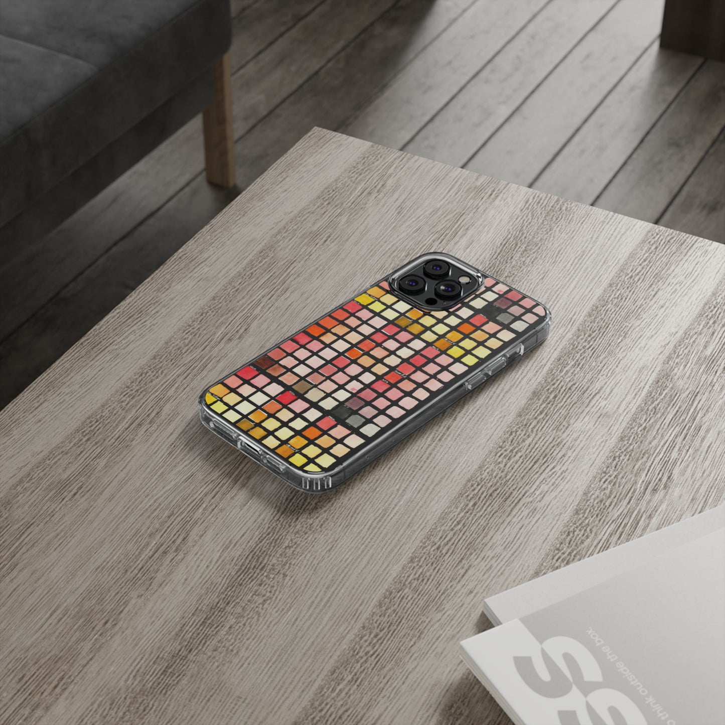 Watercolor Paint Swatches Clear Phone Case - Brooke Zitting, LLC
