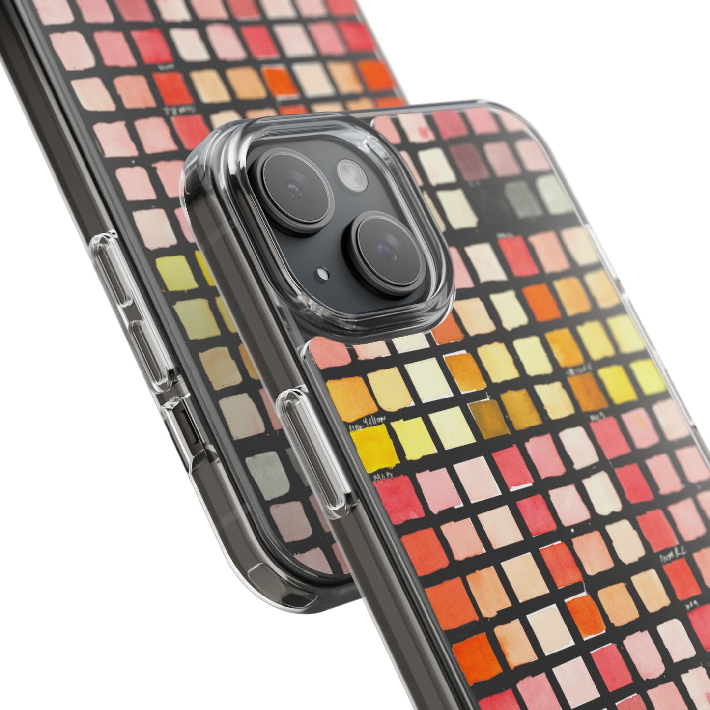 Watercolor Paint Swatches Clear Phone Case - Brooke Zitting, LLC
