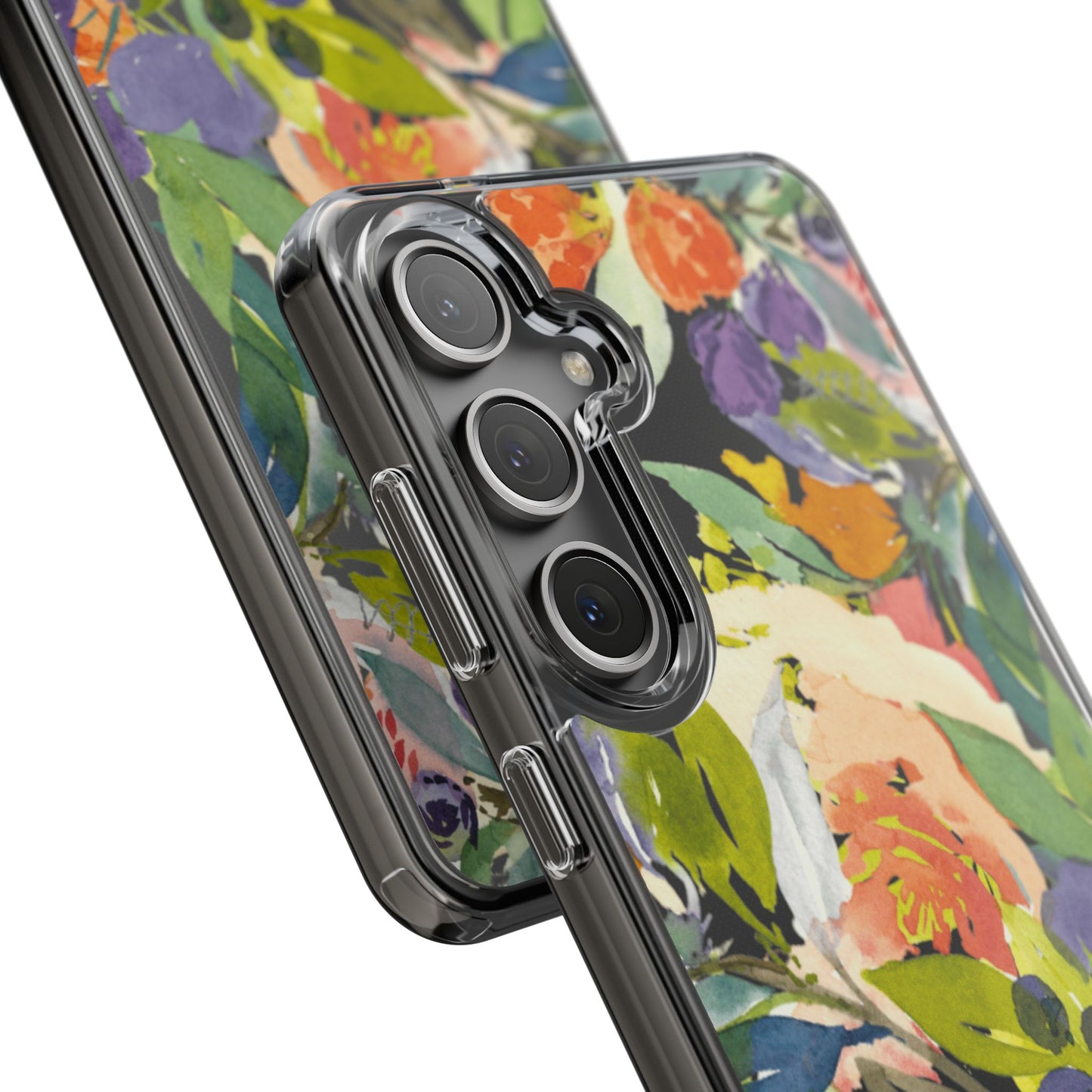 Clear Phone Case with Floral Blooms Design - Brooke Zitting, LLC