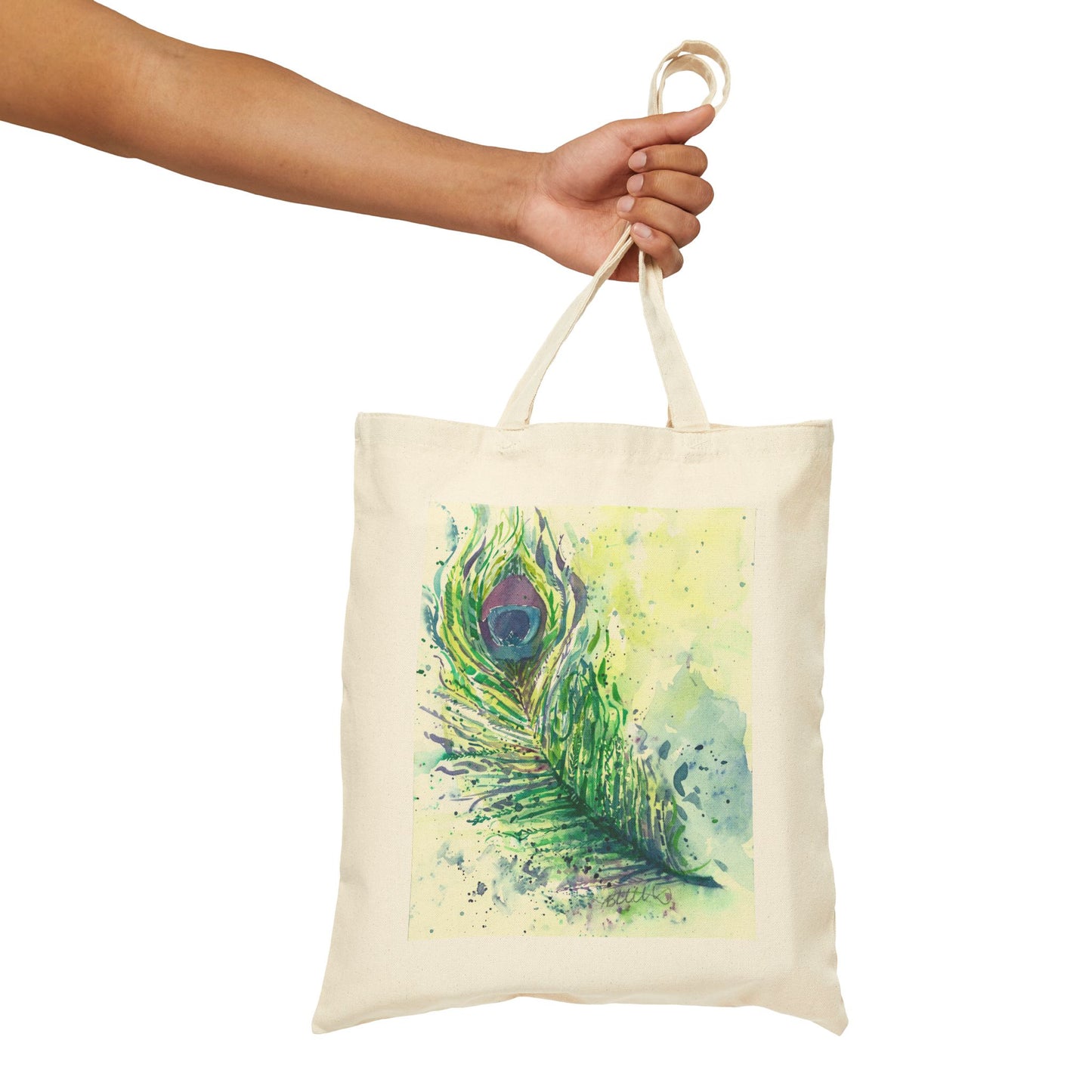 Light as a Feather Cotton Canvas Tote – Eco-Friendly Beach & Shopping Bag for Ocean Lovers - Brooke Zitting, LLC