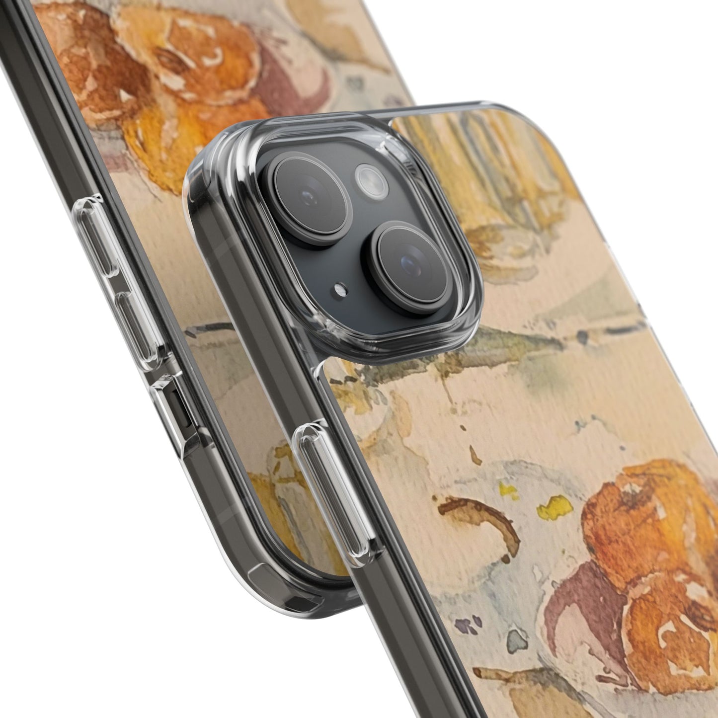 Watercolor Artist's Table Clear Phone Case - Brooke Zitting, LLC