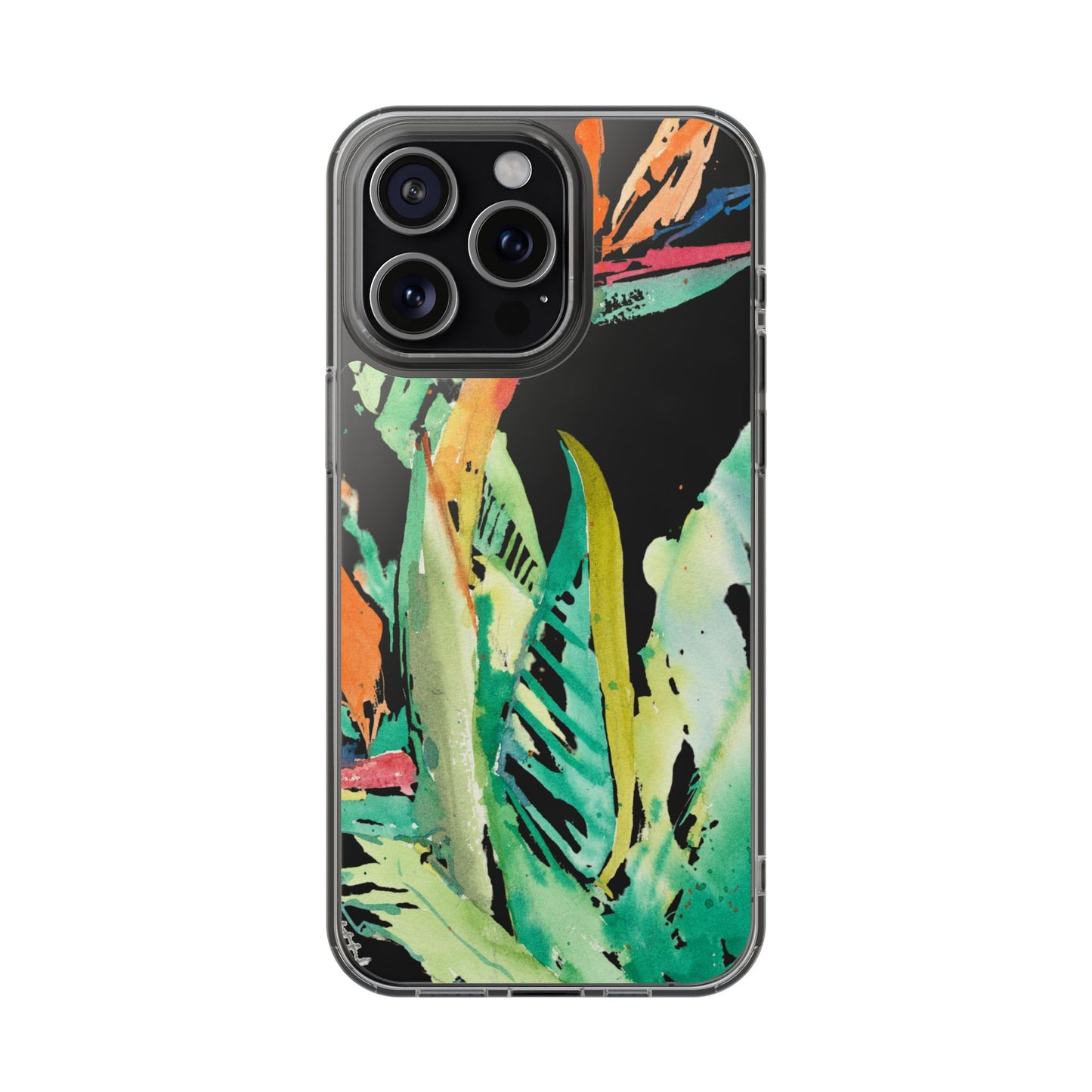Another Day in Paradise Watercolor Clear Phone Case - Brooke Zitting, LLC