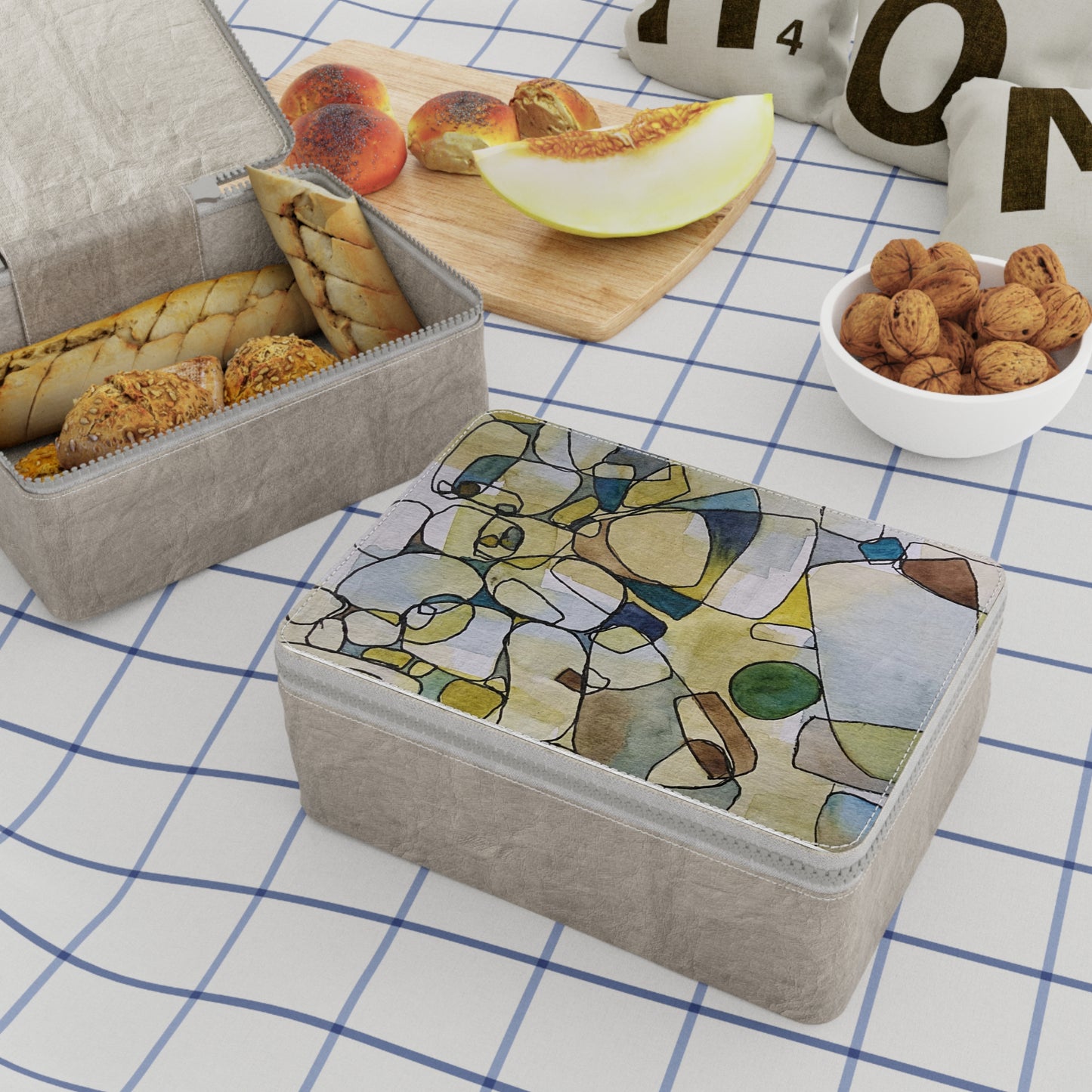 The Fragmented Whispers Paper Lunch Bag - Brooke Zitting, LLC