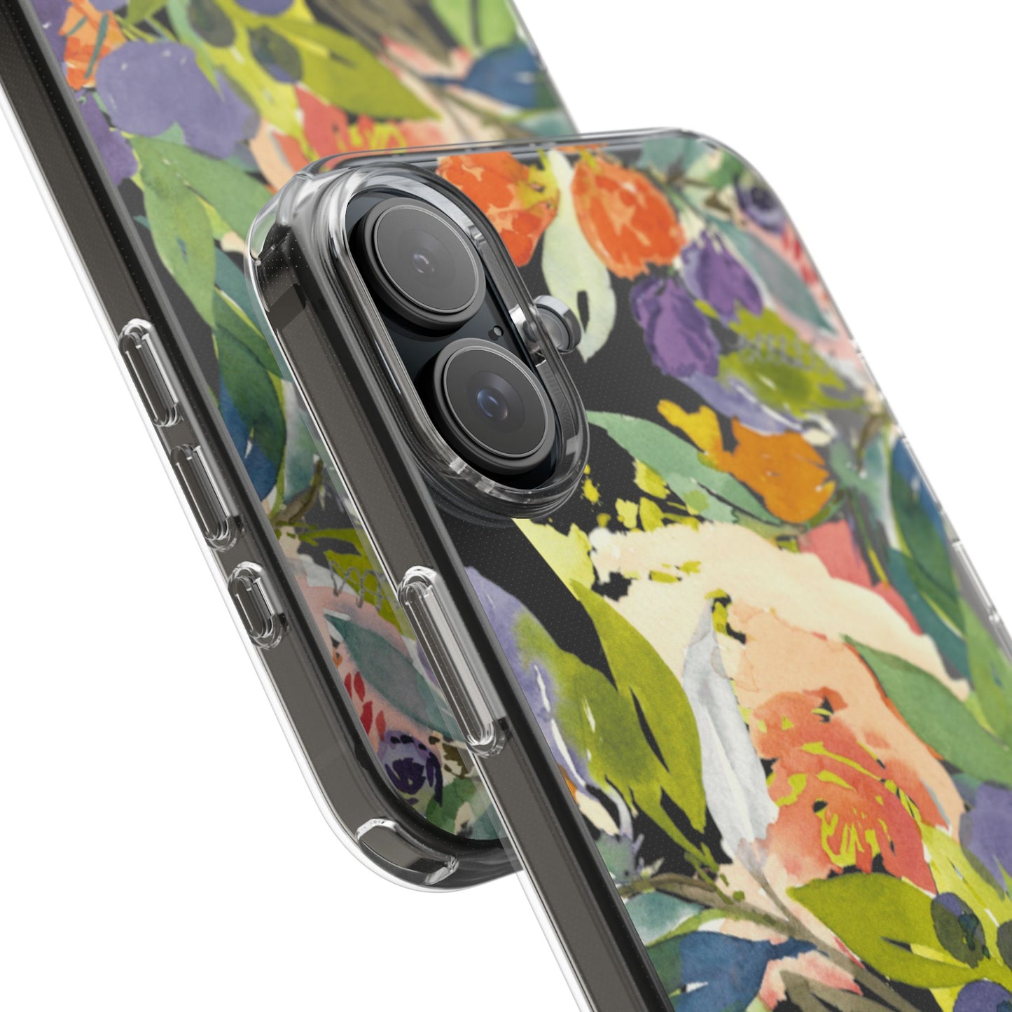 Clear Phone Case with Floral Blooms Design - Brooke Zitting, LLC