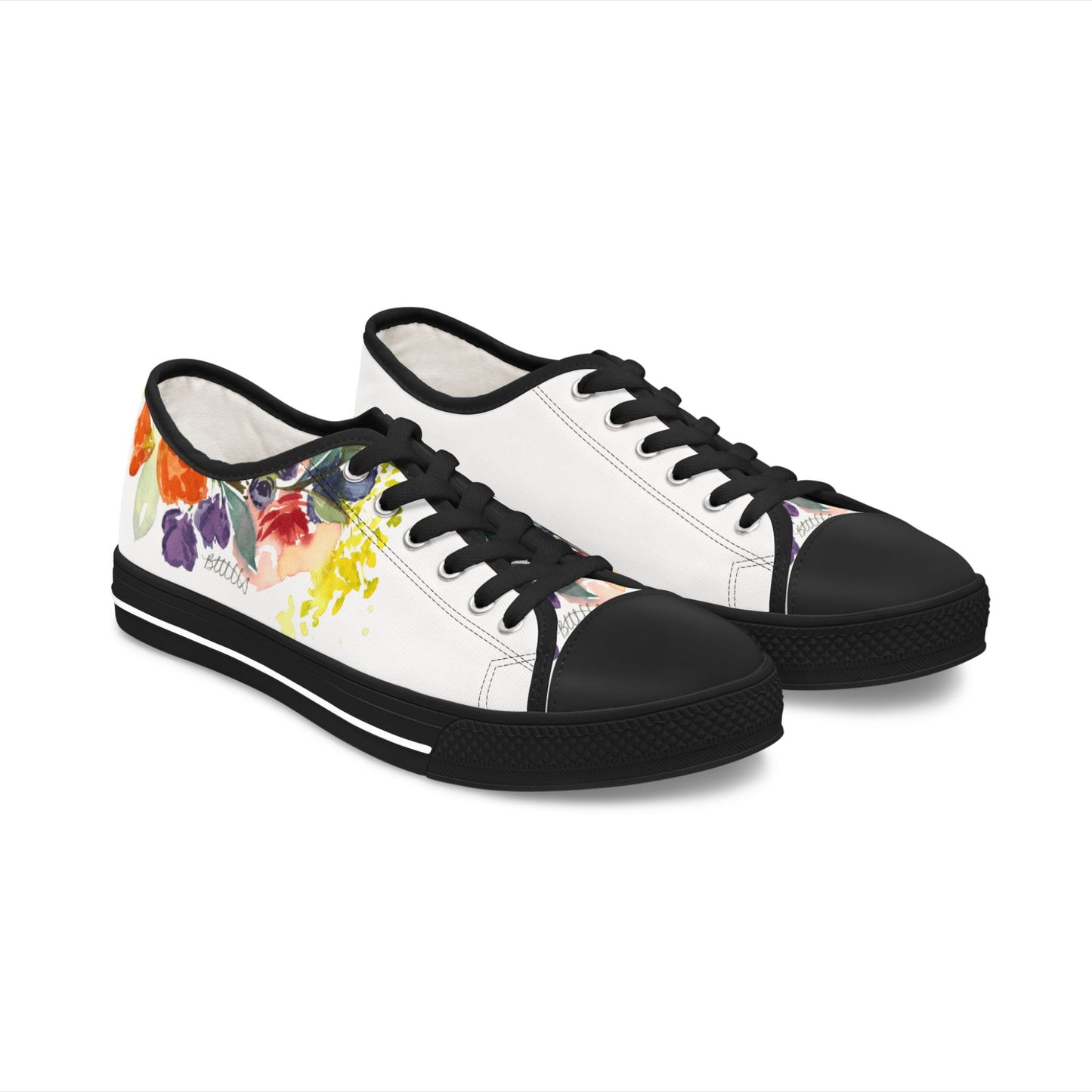 Floral Low-top Sneakers - The Perfect Gift for Her - Brooke Zitting, LLC