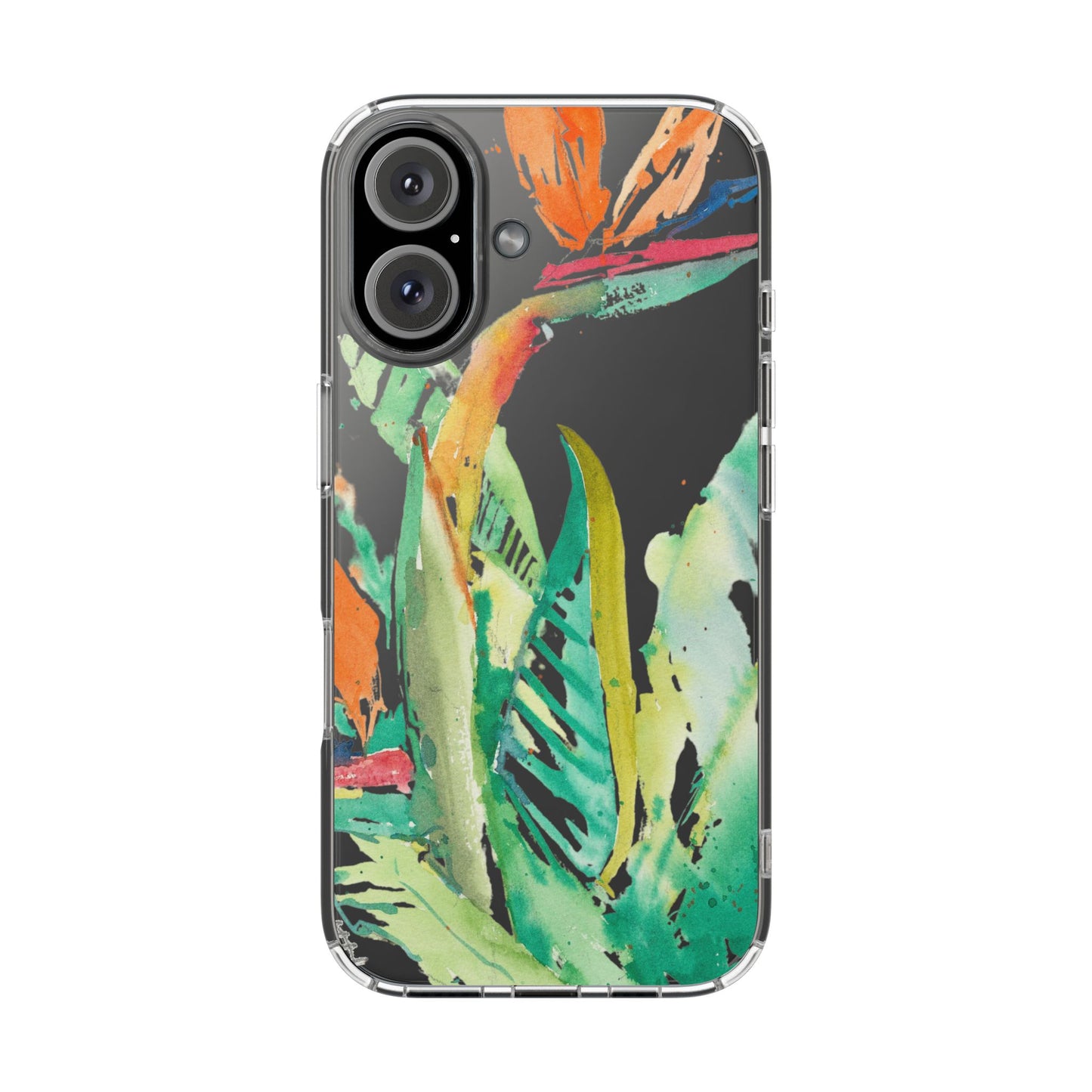 Another Day in Paradise Watercolor Clear Phone Case - Brooke Zitting, LLC
