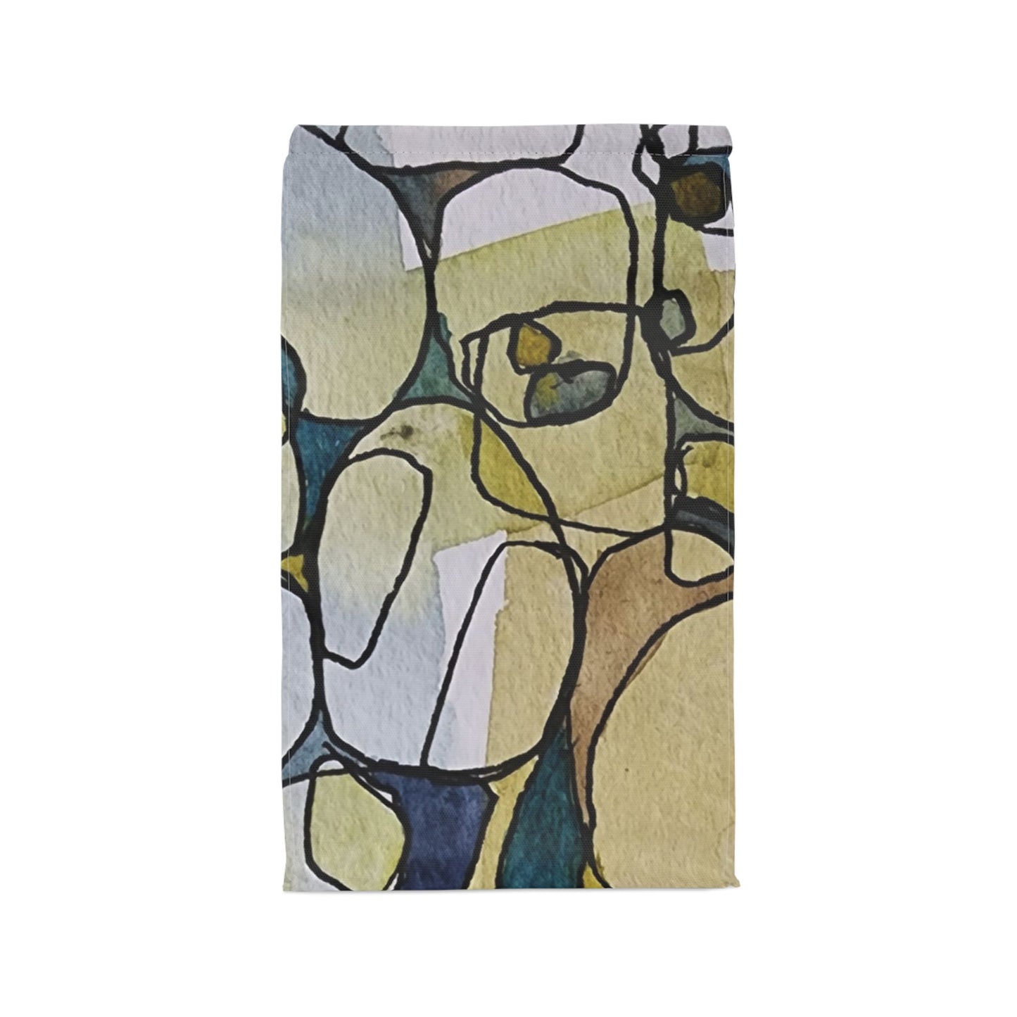 Fragmented Whisper Watercolor Design Lunch Bag – Insulated, Wipe-Clean, Eco-Friendly Tote for Daily Use - Brooke Zitting, LLC