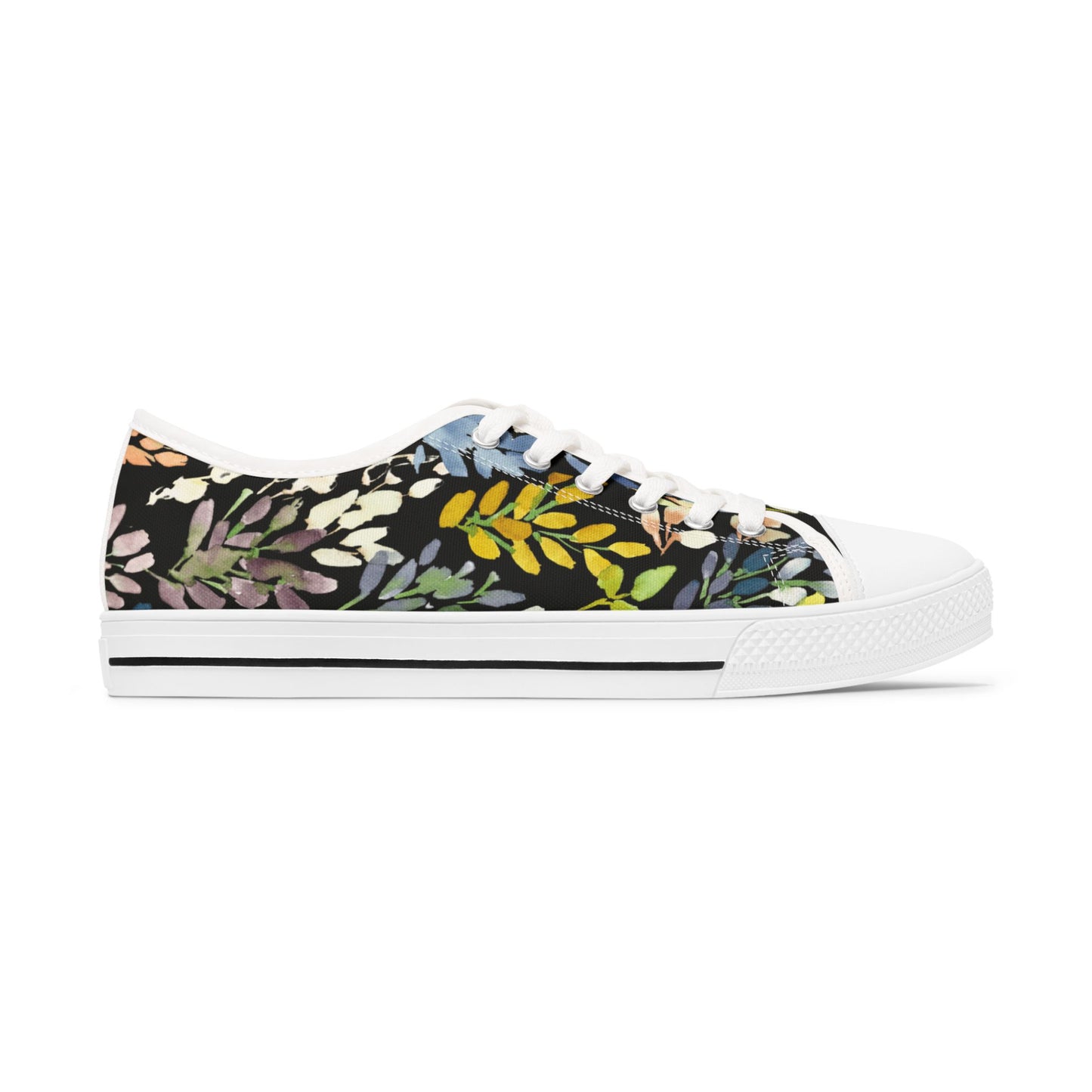 Fresh Willow Bud Low Top Sneakers – Stylish Shoes for All | Unique Gift Idea - Brooke Zitting, LLC
