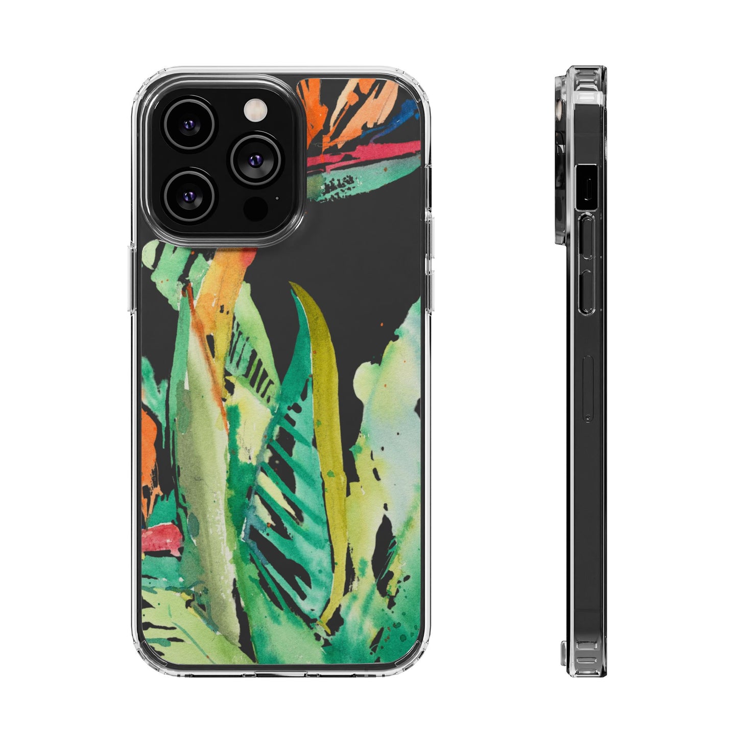 Another Day in Paradise Watercolor Clear Phone Case - Brooke Zitting, LLC