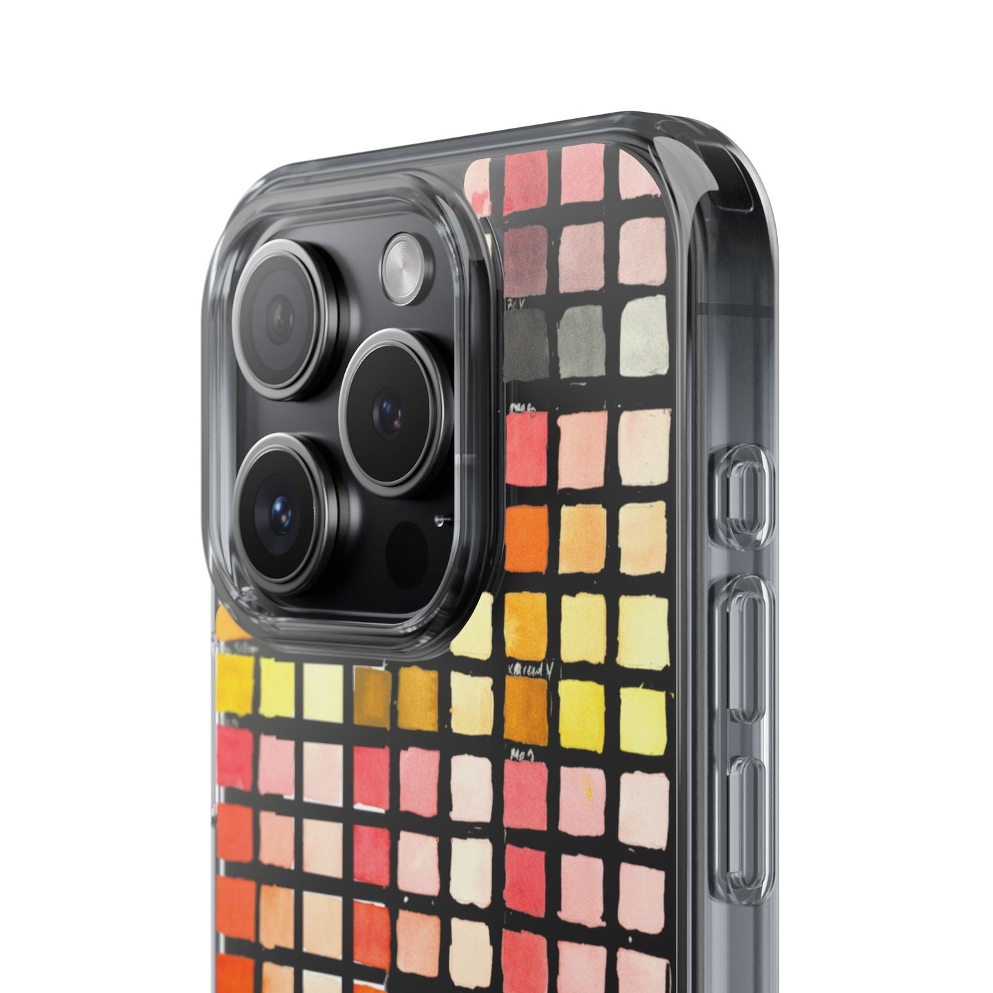 Watercolor Paint Swatches Clear Phone Case - Brooke Zitting, LLC