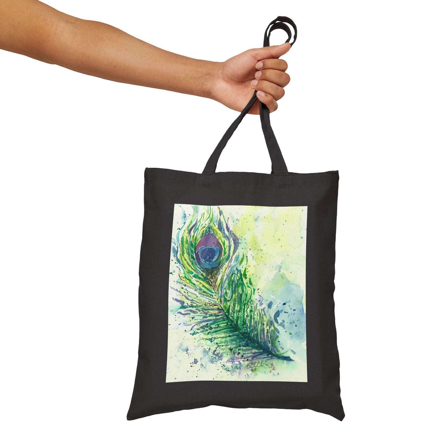 Light as a Feather Cotton Canvas Tote – Eco-Friendly Beach & Shopping Bag for Ocean Lovers - Brooke Zitting, LLC