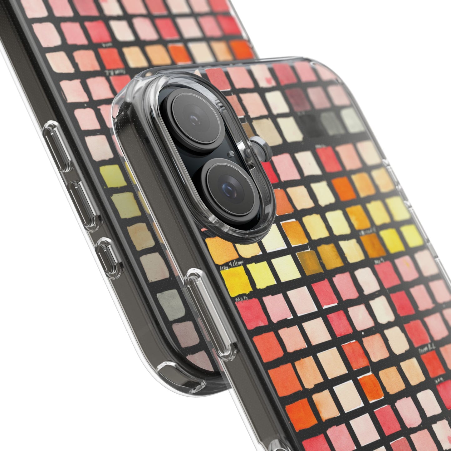 Watercolor Paint Swatches Clear Phone Case - Brooke Zitting, LLC