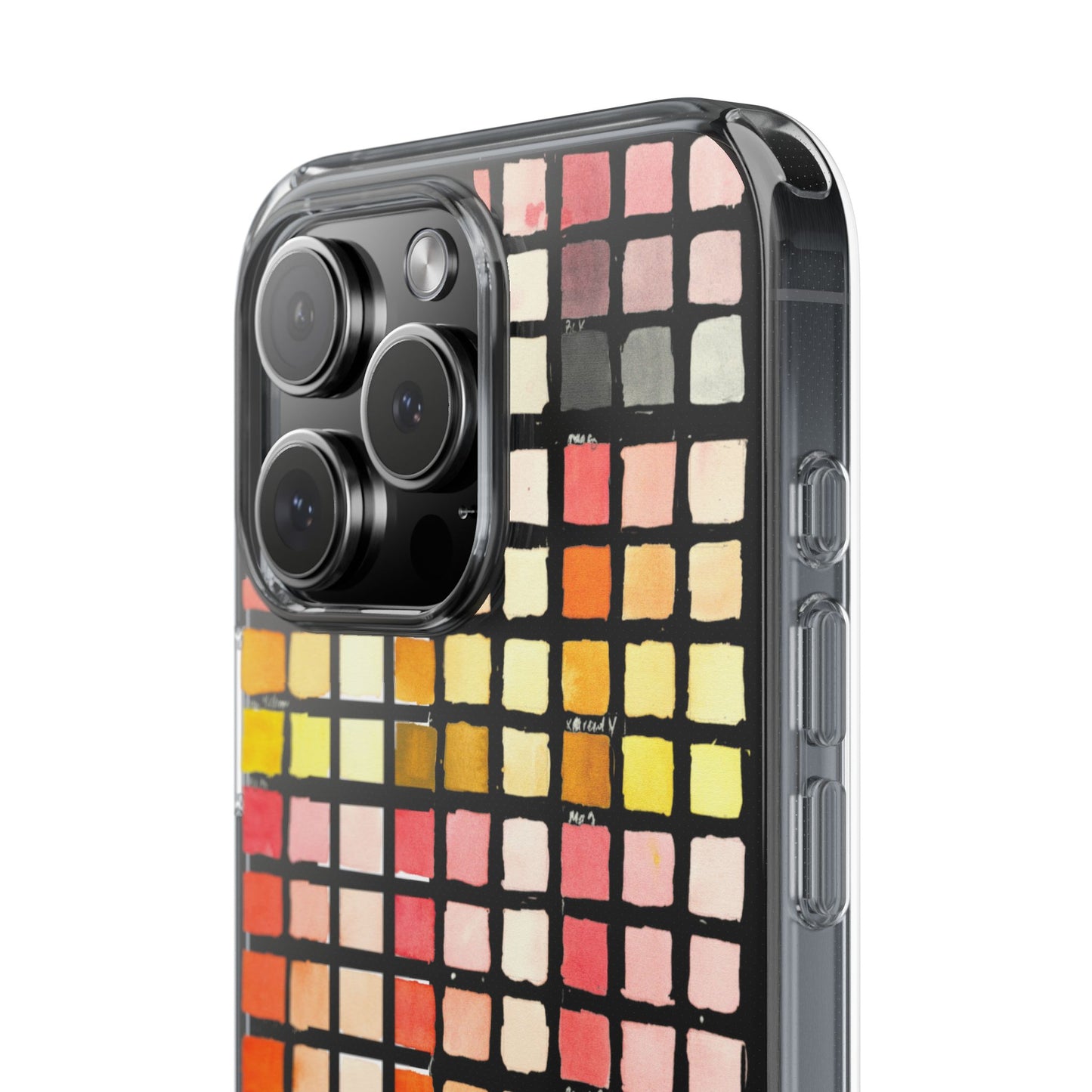 Watercolor Paint Swatches Clear Phone Case - Brooke Zitting, LLC