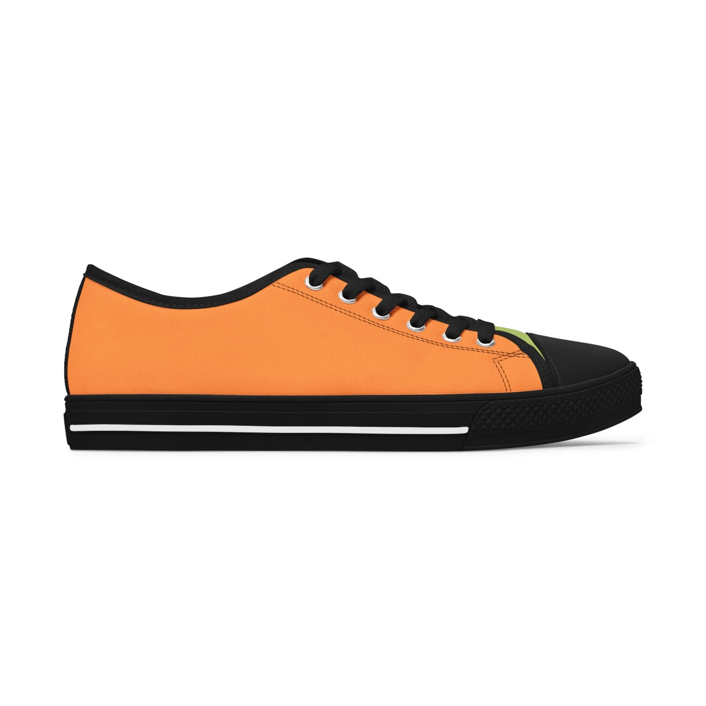 Colorblock Peach Floral Patterned Low Top Sneakers – Stylish Shoes for All | Unique Gift Idea - Brooke Zitting, LLC