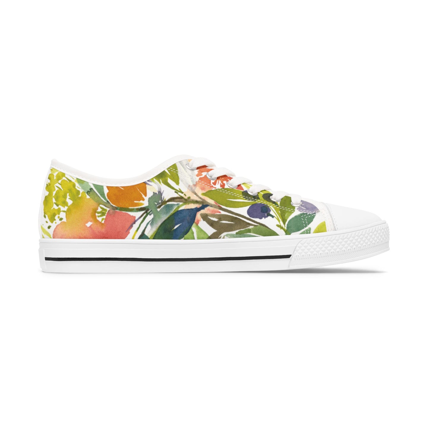Petal Pop Casual Low-top Sneakers - The Perfect Gift for Her - Brooke Zitting, LLC