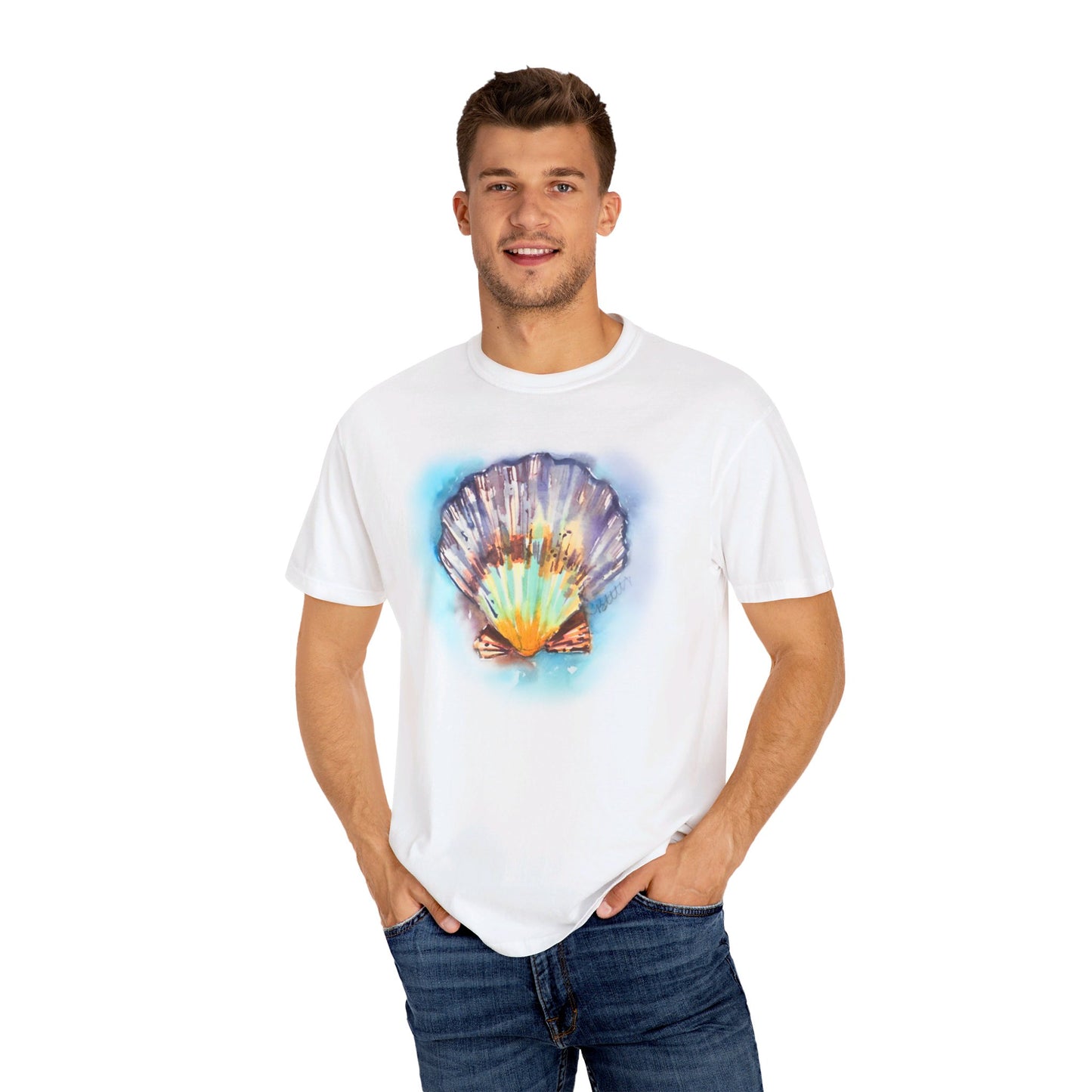 The Men's Seashell Tee - Brooke Zitting, LLC