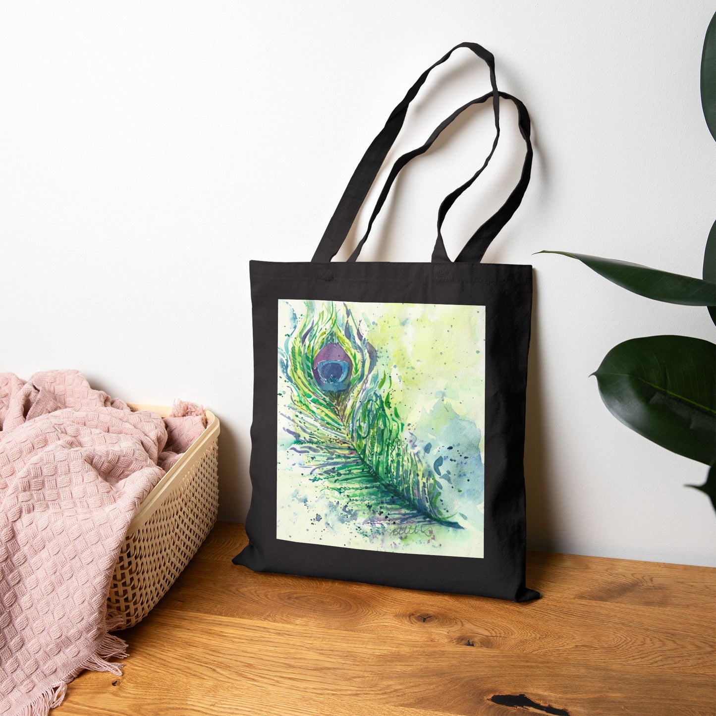 Light as a Feather Cotton Canvas Tote – Eco-Friendly Beach & Shopping Bag for Ocean Lovers - Brooke Zitting, LLC