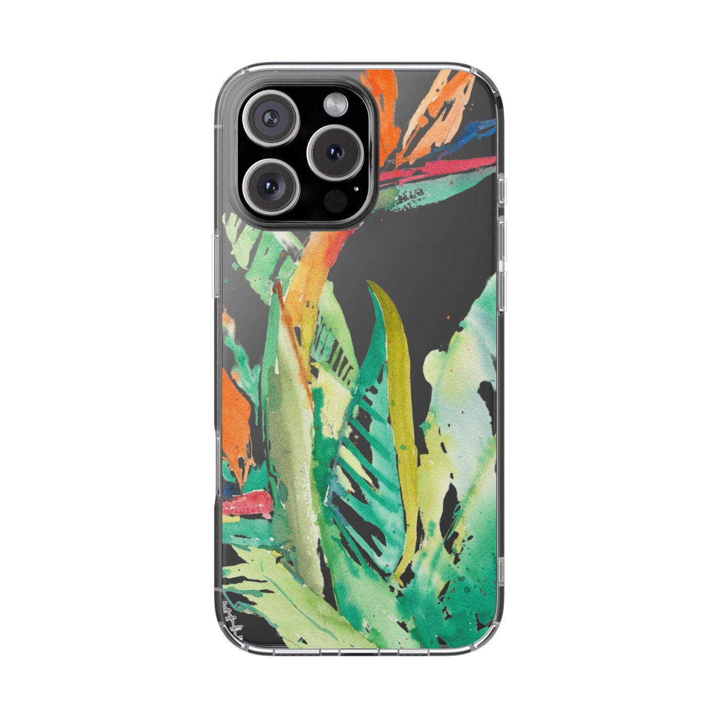 Another Day in Paradise Watercolor Clear Phone Case - Brooke Zitting, LLC