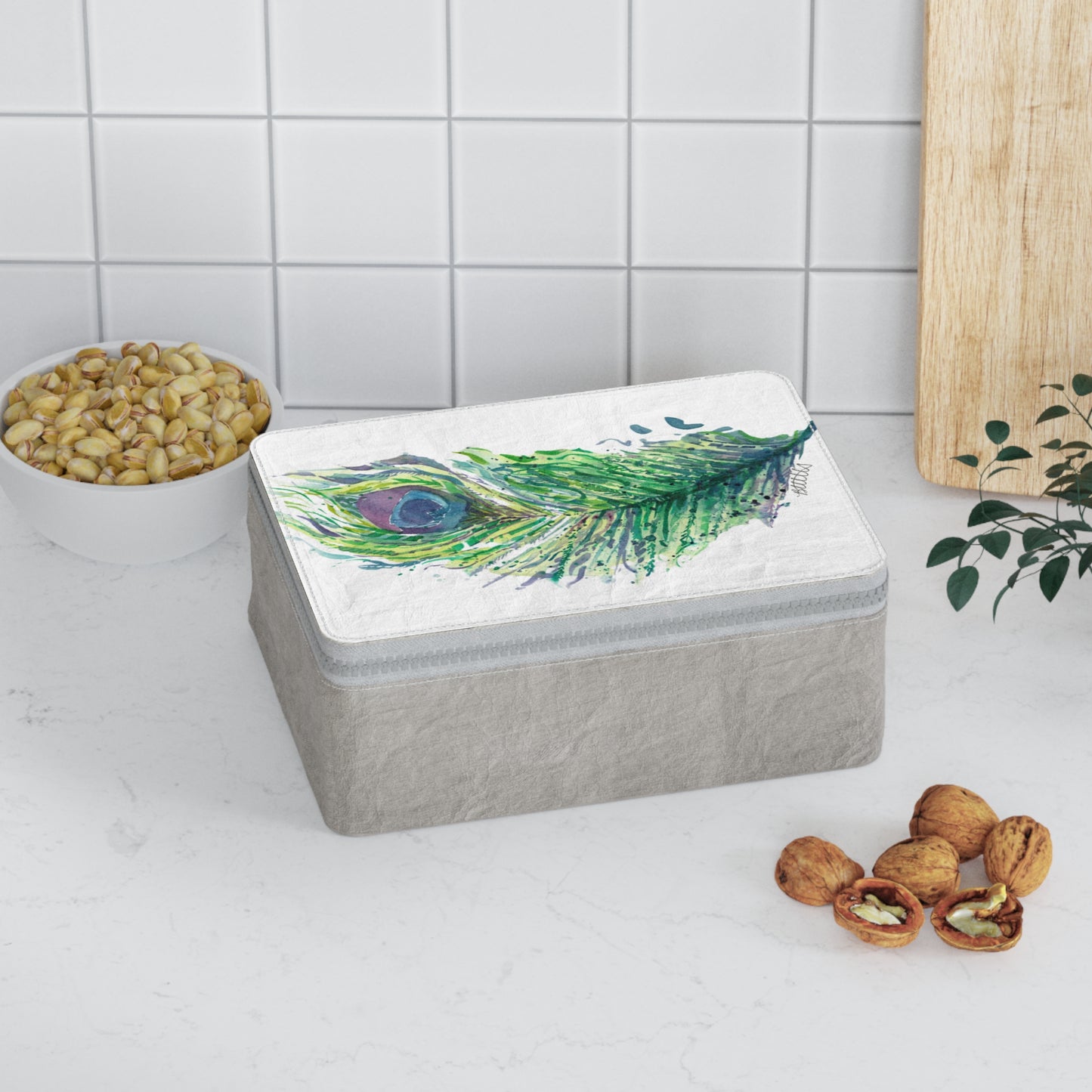 The Light as a Feather Paper Lunch Bag - Brooke Zitting, LLC
