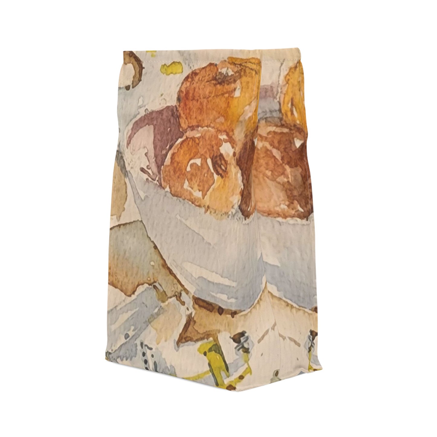 Artist's Table Watercolor Design Lunch Bag – Insulated, Wipe-Clean, Eco-Friendly Tote for Daily Use - Brooke Zitting, LLC