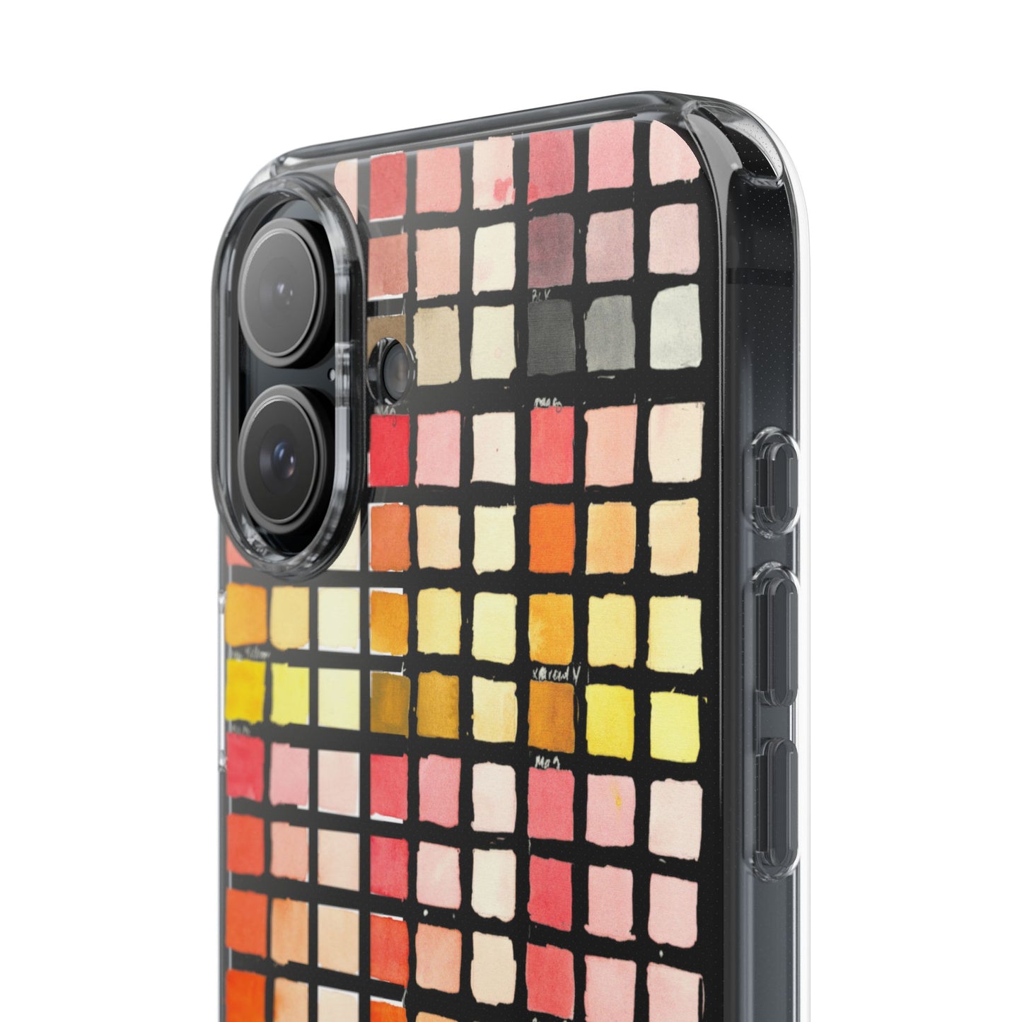 Watercolor Paint Swatches Clear Phone Case - Brooke Zitting, LLC