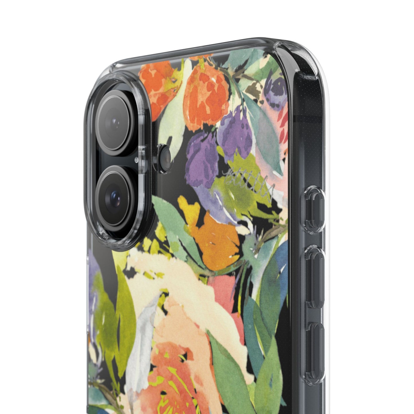 Clear Phone Case with Floral Blooms Design - Brooke Zitting, LLC