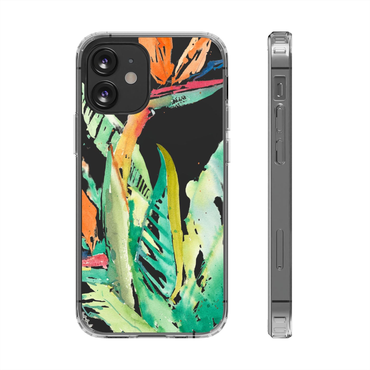 Another Day in Paradise Watercolor Clear Phone Case - Brooke Zitting, LLC