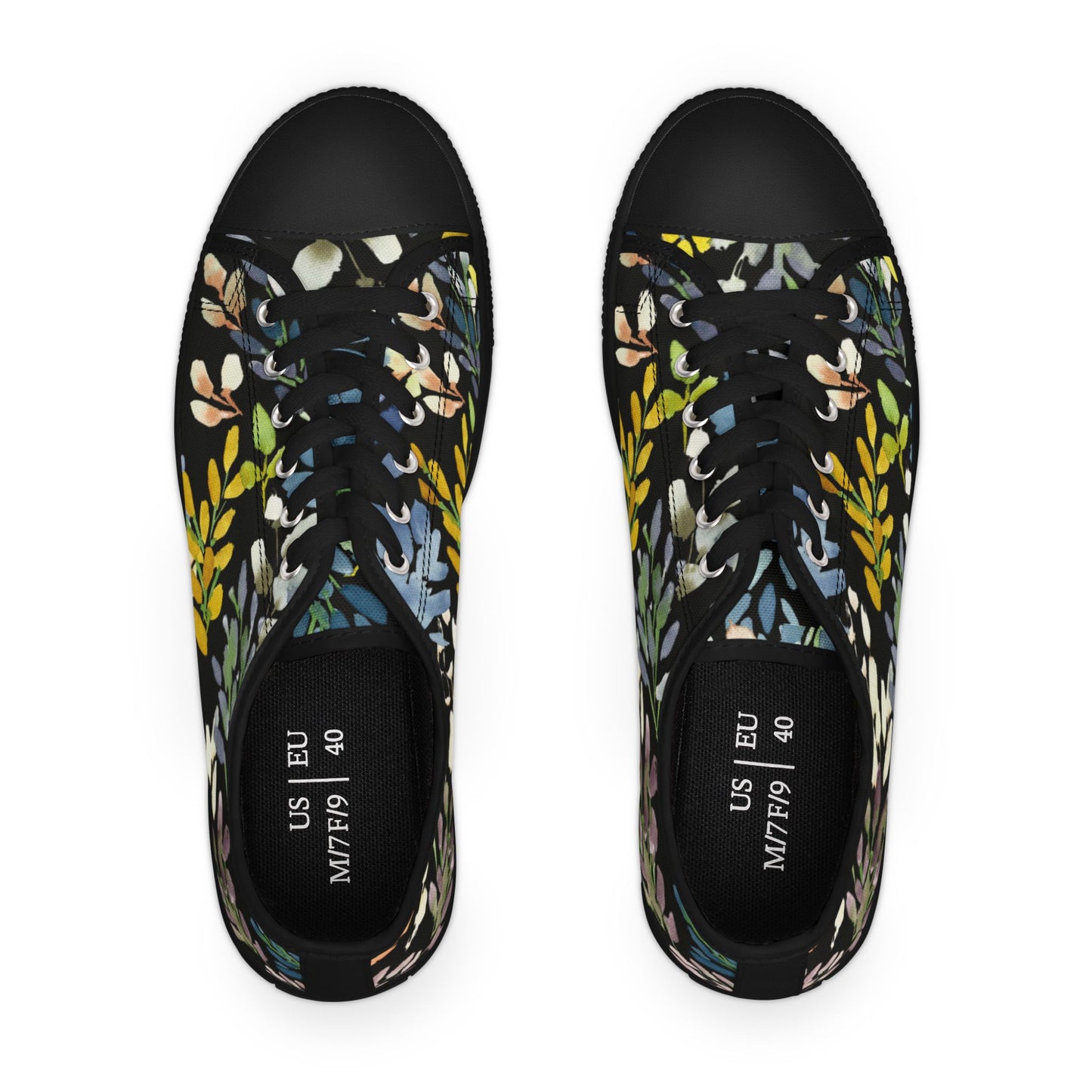 Fresh Willow Bud Low Top Sneakers – Stylish Shoes for All | Unique Gift Idea - Brooke Zitting, LLC