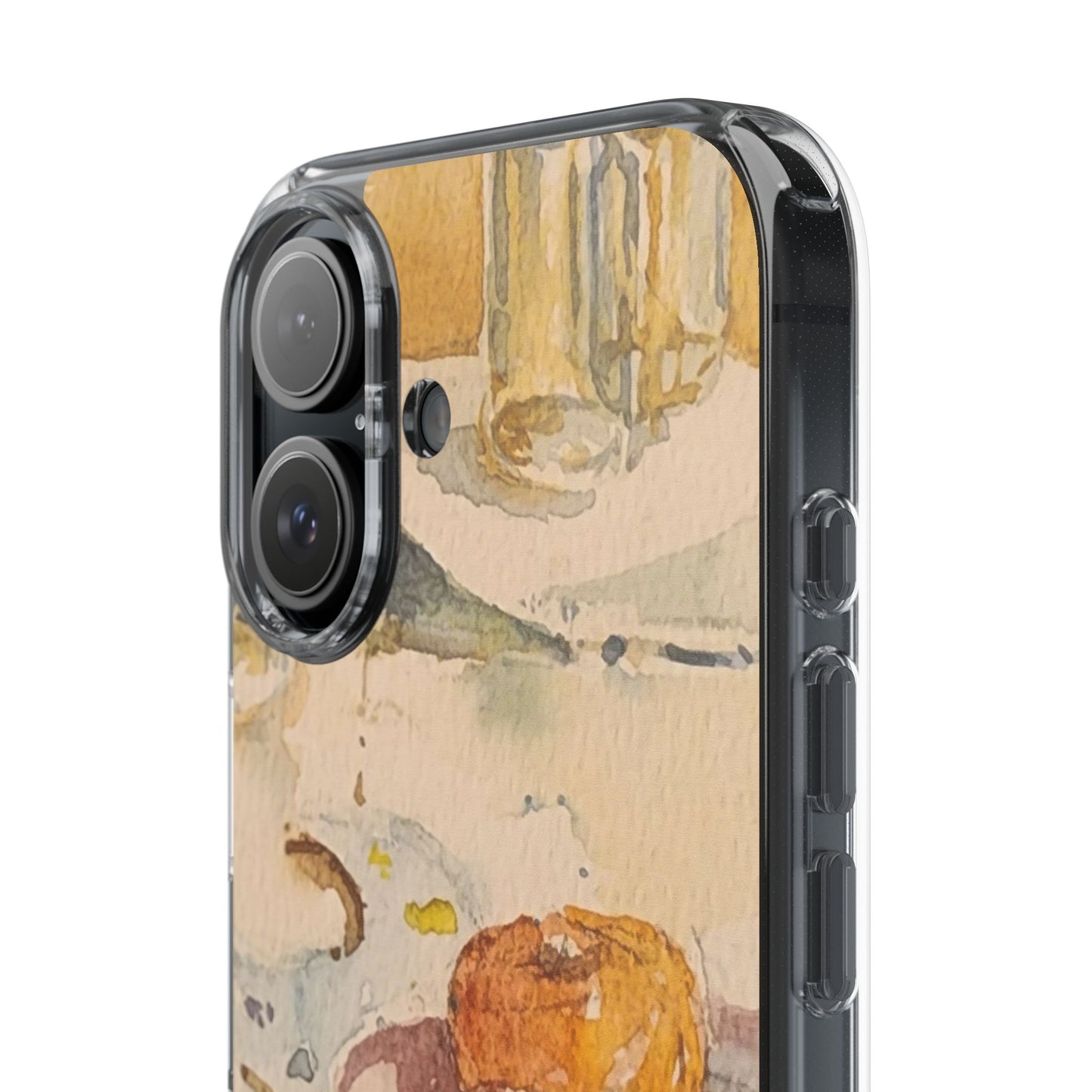 Watercolor Artist's Table Clear Phone Case - Brooke Zitting, LLC