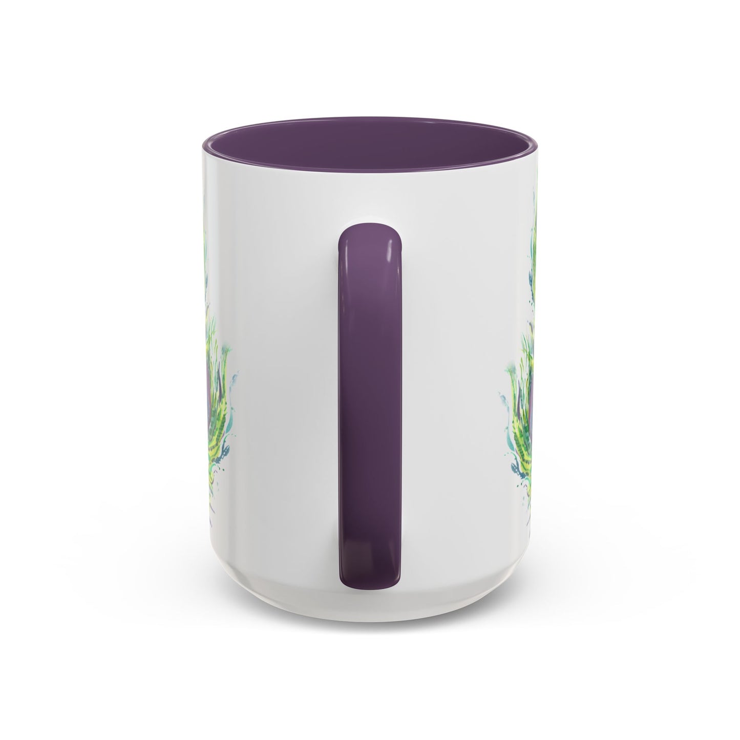 Colorful Peacock Feathers Mug Print (11oz, 15oz) - Brooke Zitting, LLC