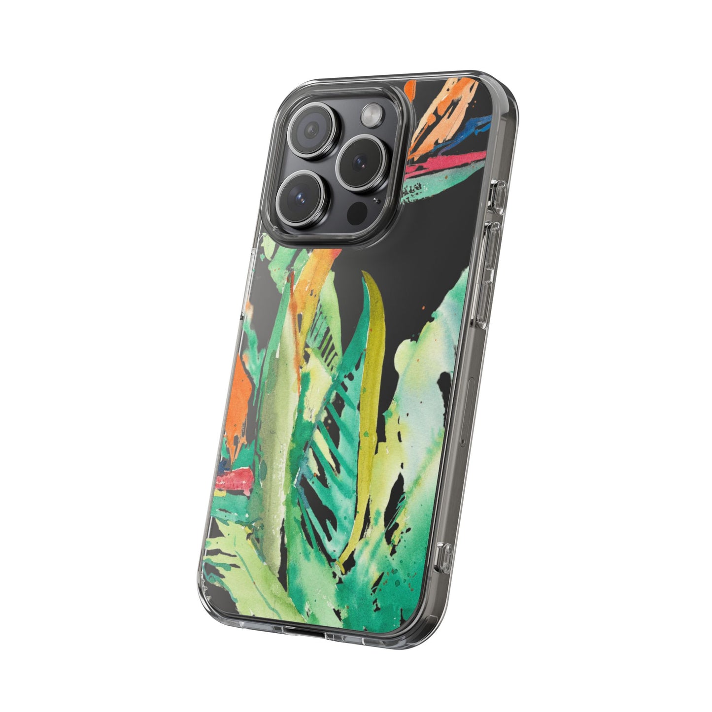 Another Day in Paradise Watercolor Clear Phone Case - Brooke Zitting, LLC