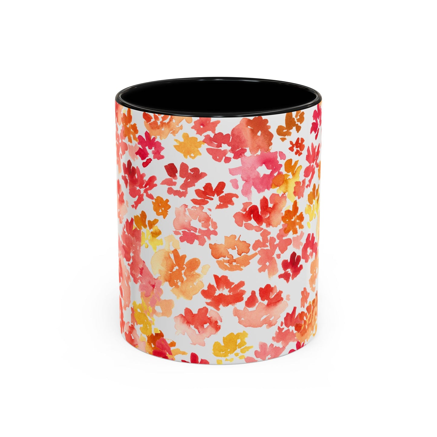 Posy Coffee Mug - Warm Floral Design (11oz, 15oz) - Brooke Zitting, LLC