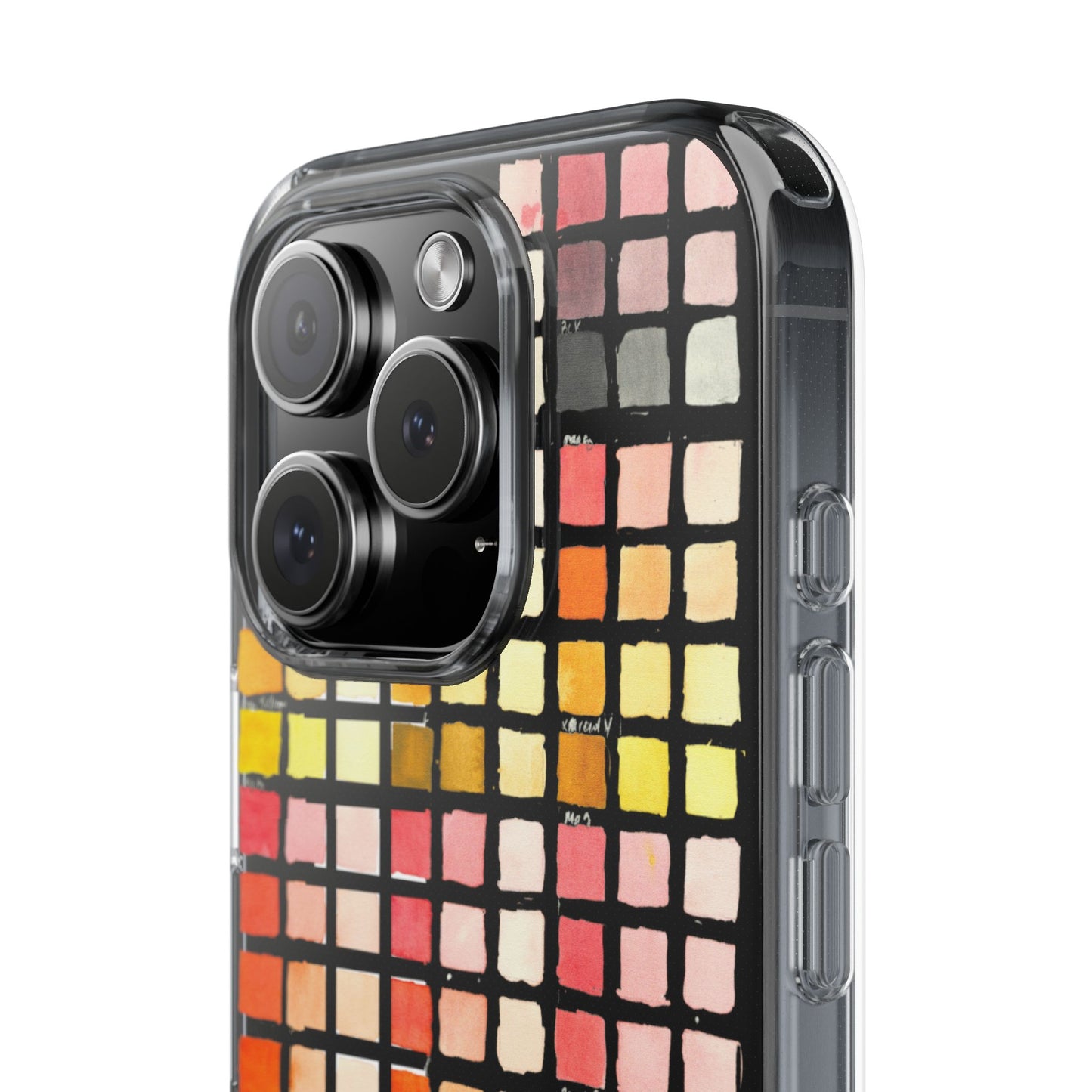 Watercolor Paint Swatches Clear Phone Case - Brooke Zitting, LLC
