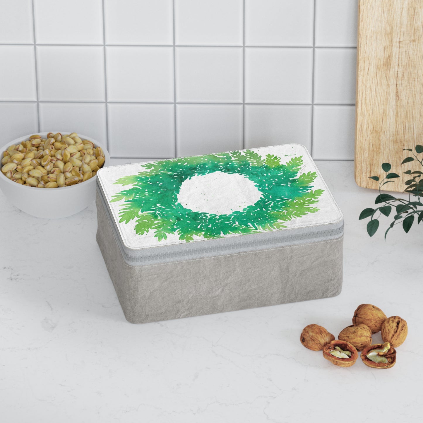 The Laurel Wreath Paper Lunch Bag - Brooke Zitting, LLC