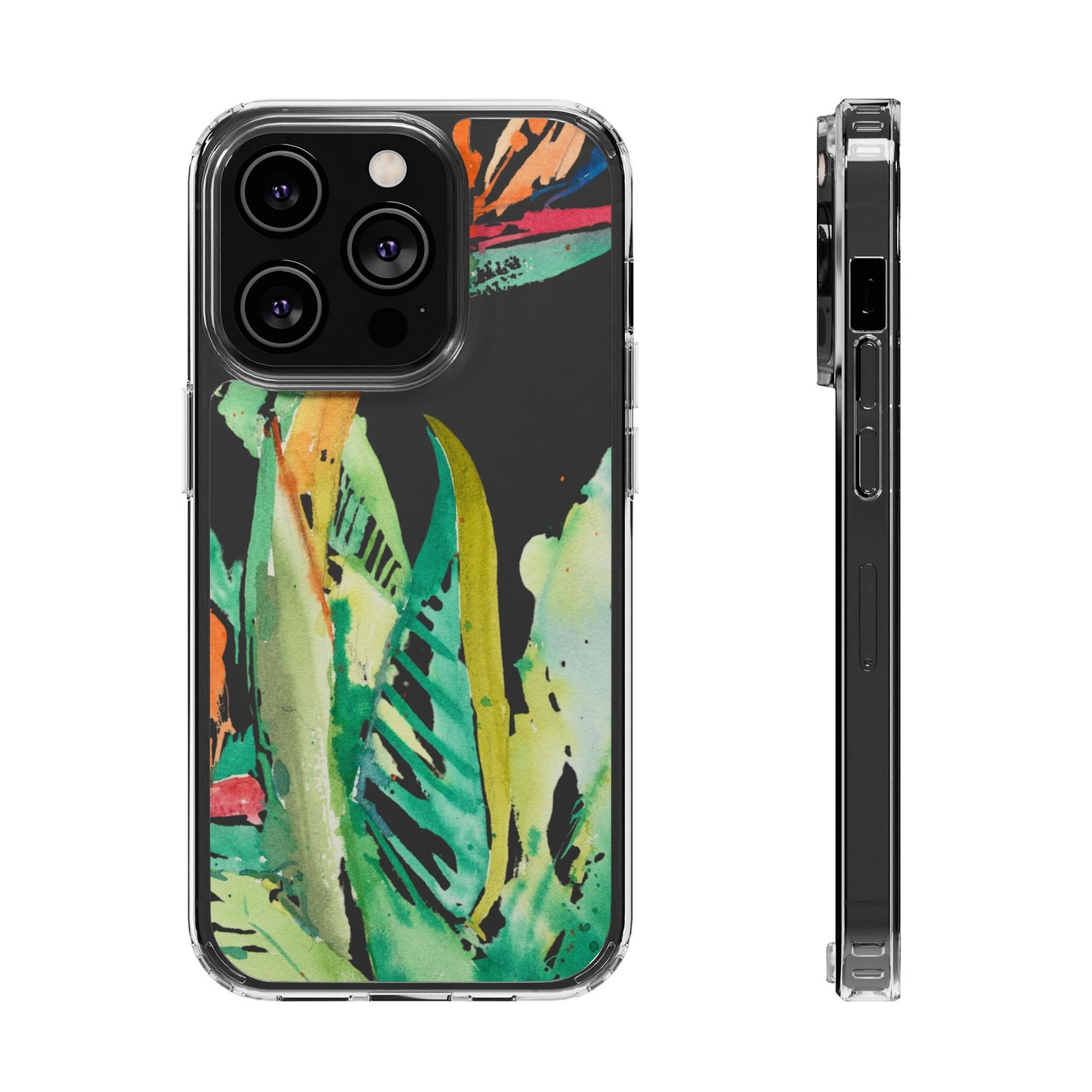 Another Day in Paradise Watercolor Clear Phone Case - Brooke Zitting, LLC