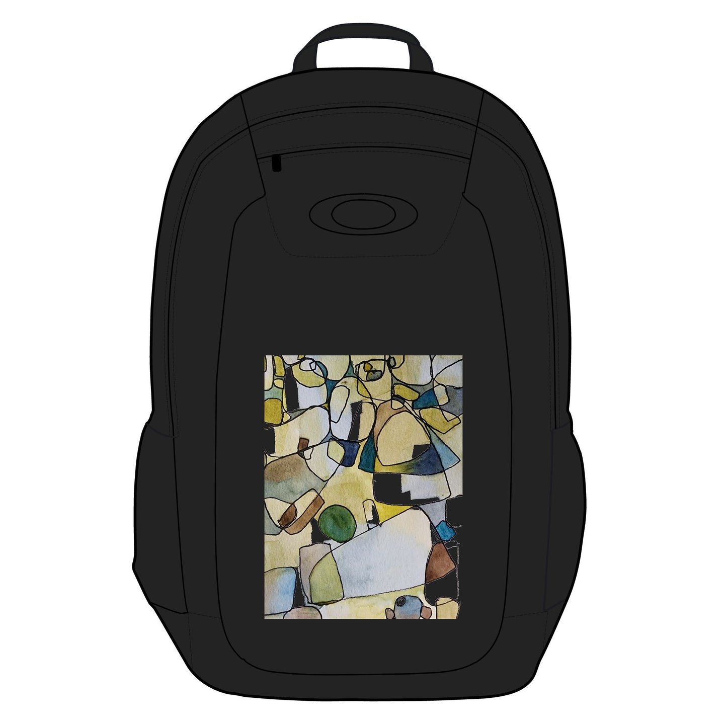 Fragmented Whispers Watercolor Design Enduro Laptop Backpack, 20L - by Oakley. Stylish Travel Bag, Perfect for Adventurers, Back to School, Outdoor Enthusiasts, Art Lovers, Unique Design - Brooke Zitting, LLC