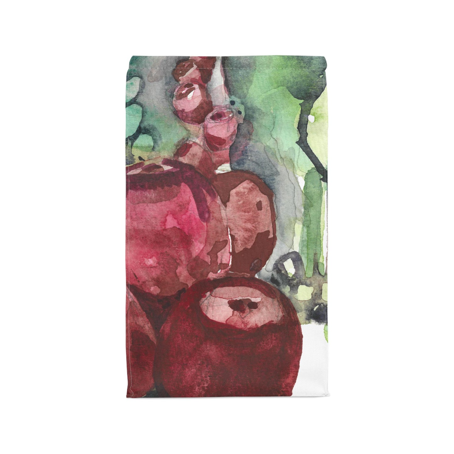 Prickly Pear Watercolor Design Lunch Bag – Insulated, Wipe-Clean, Eco-Friendly Tote for Daily Use - Brooke Zitting, LLC