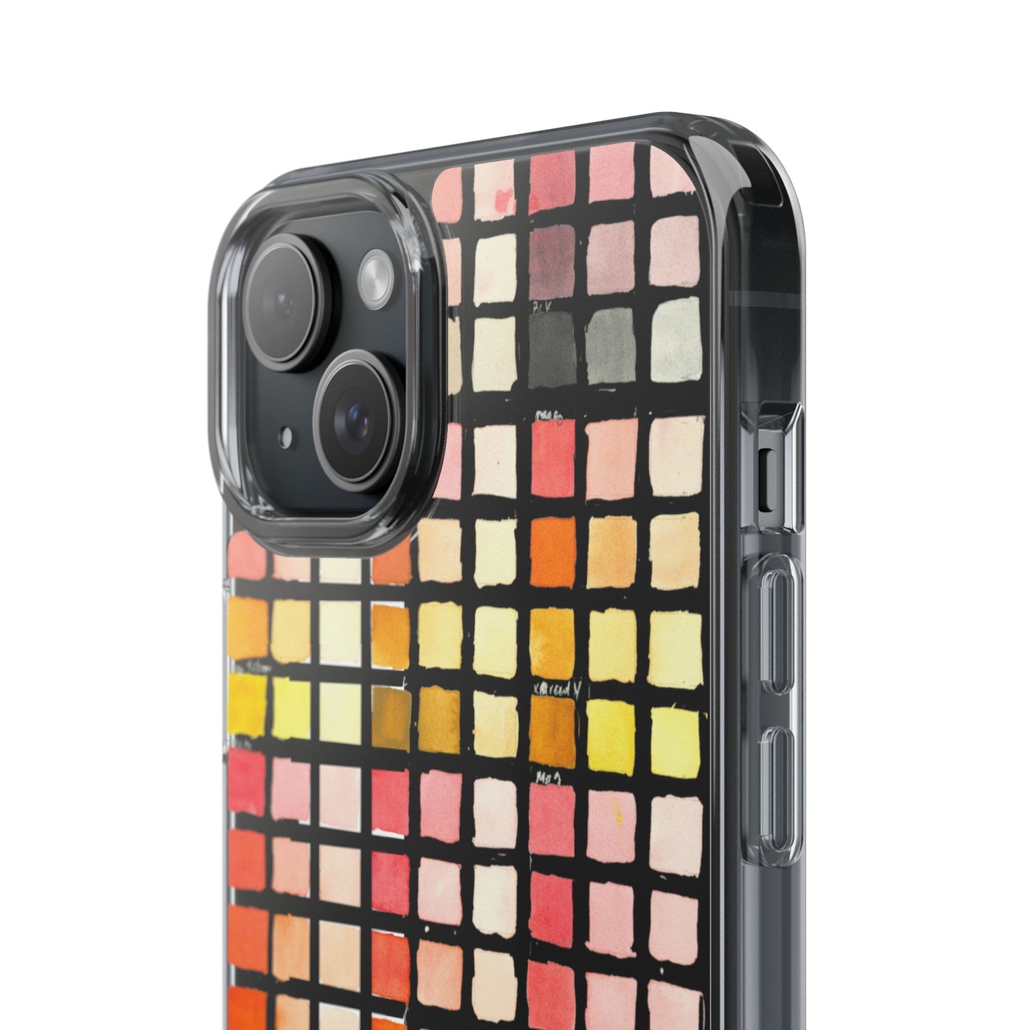 Watercolor Paint Swatches Clear Phone Case - Brooke Zitting, LLC