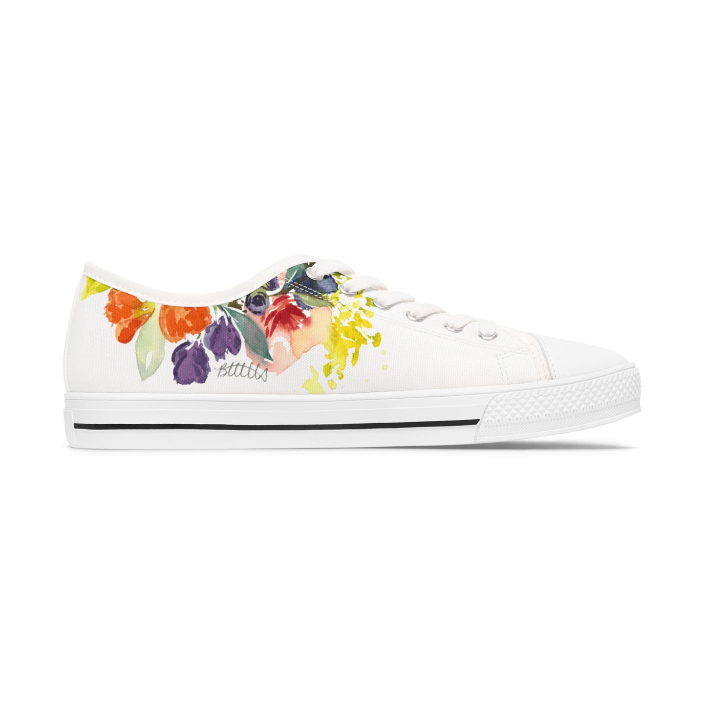 Floral Low-top Sneakers - The Perfect Gift for Her - Brooke Zitting, LLC