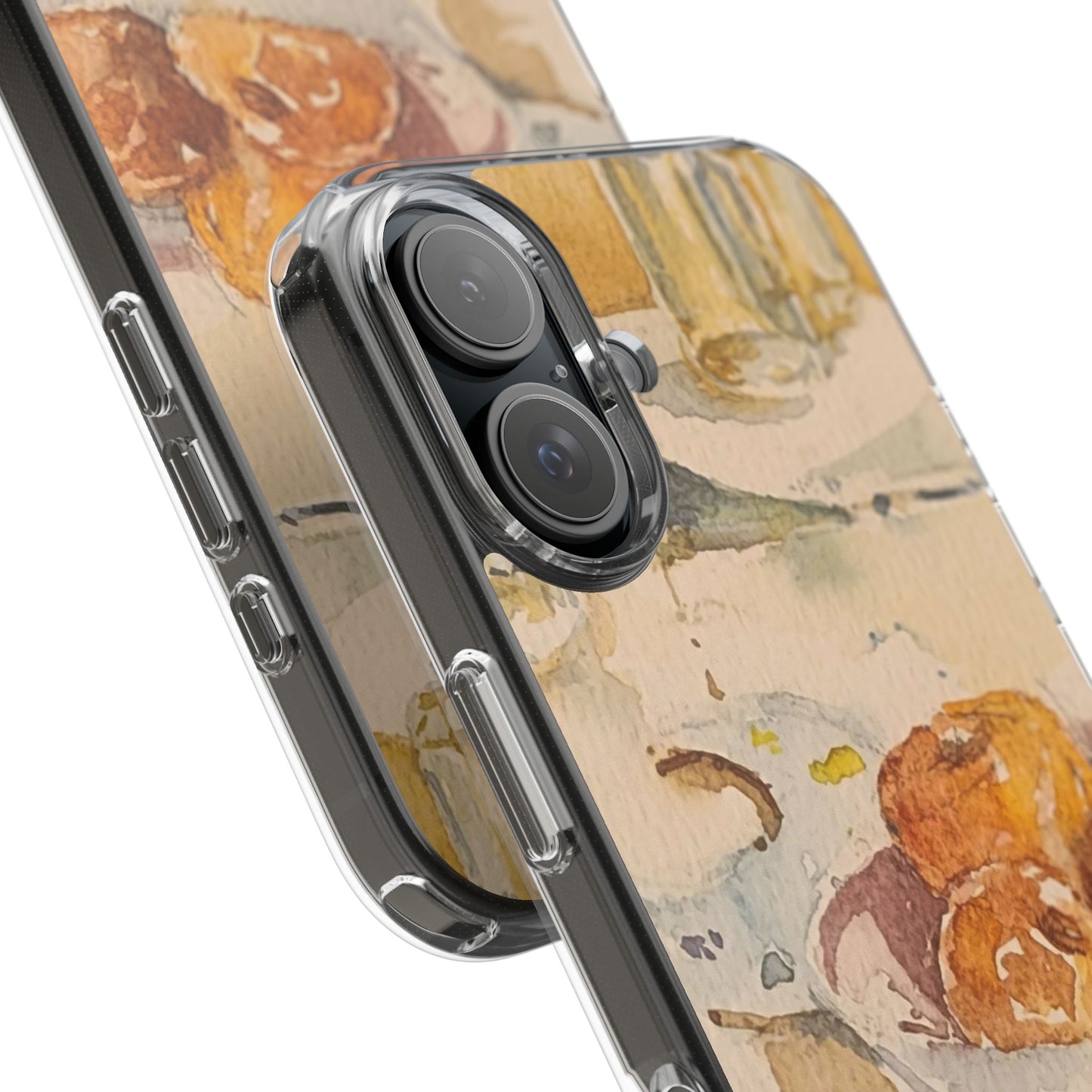 Watercolor Artist's Table Clear Phone Case - Brooke Zitting, LLC