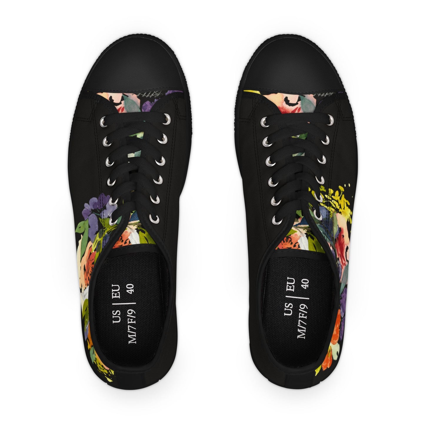 Warm Posy Watercolor Floral Low-Top Sneakers | Men (Copy) - Brooke Zitting, LLC