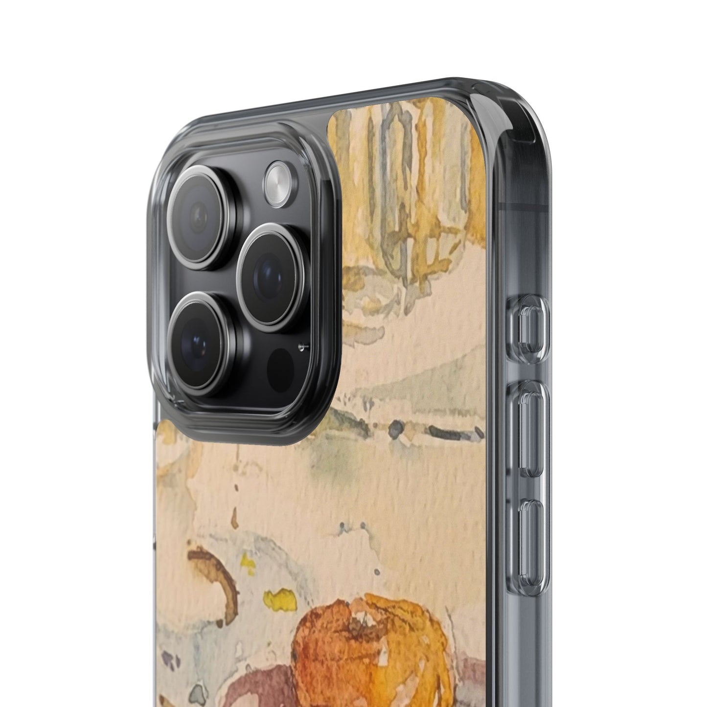 Watercolor Artist's Table Clear Phone Case - Brooke Zitting, LLC
