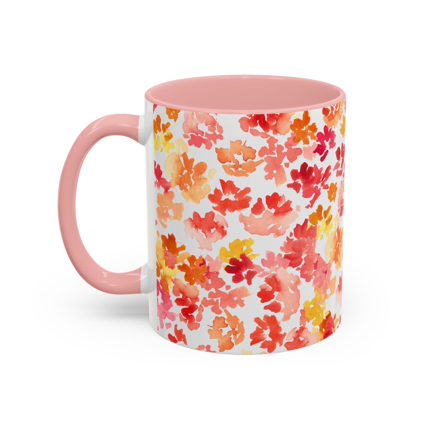 Posy Coffee Mug - Warm Floral Design (11oz, 15oz) - Brooke Zitting, LLC