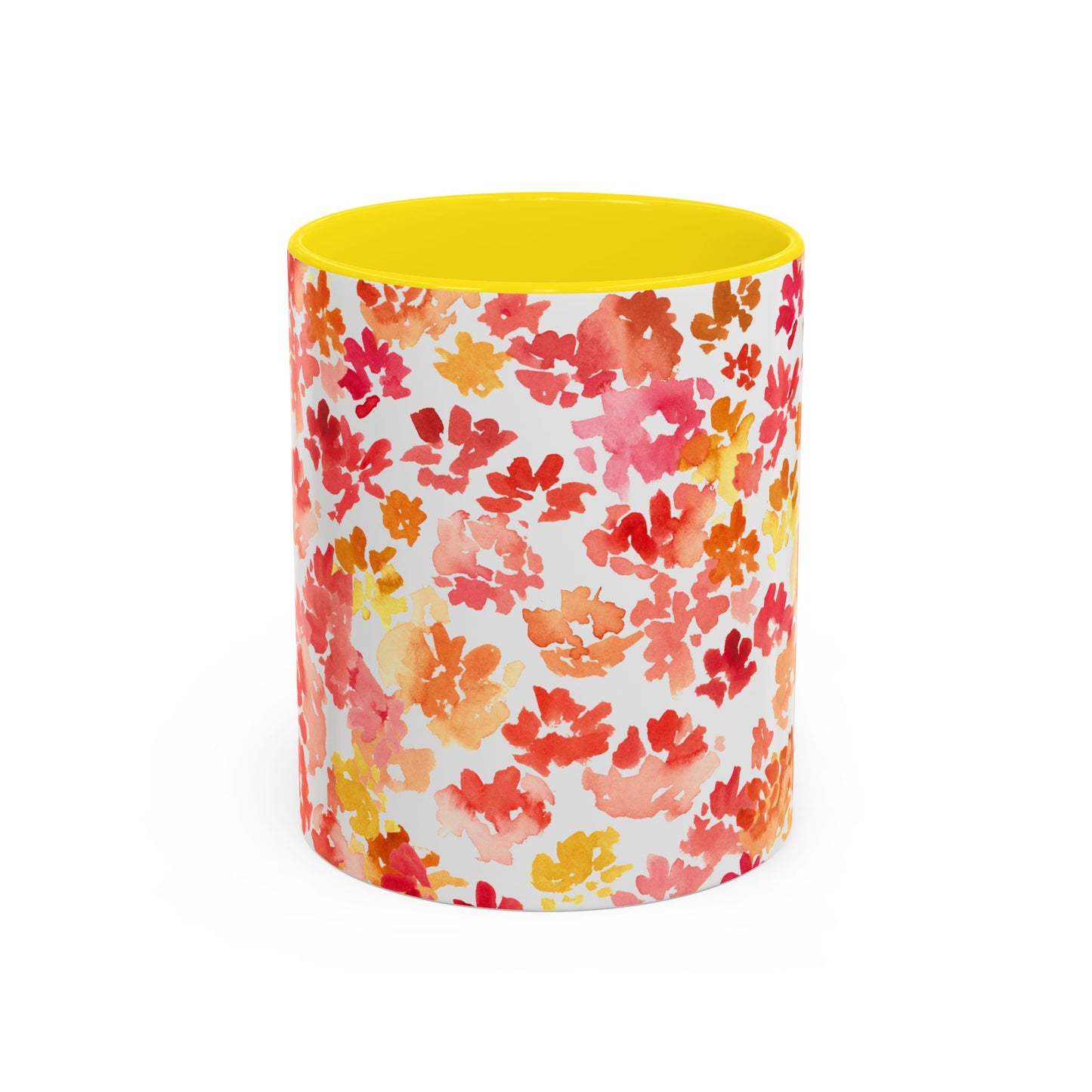 Posy Coffee Mug - Warm Floral Design (11oz, 15oz) - Brooke Zitting, LLC