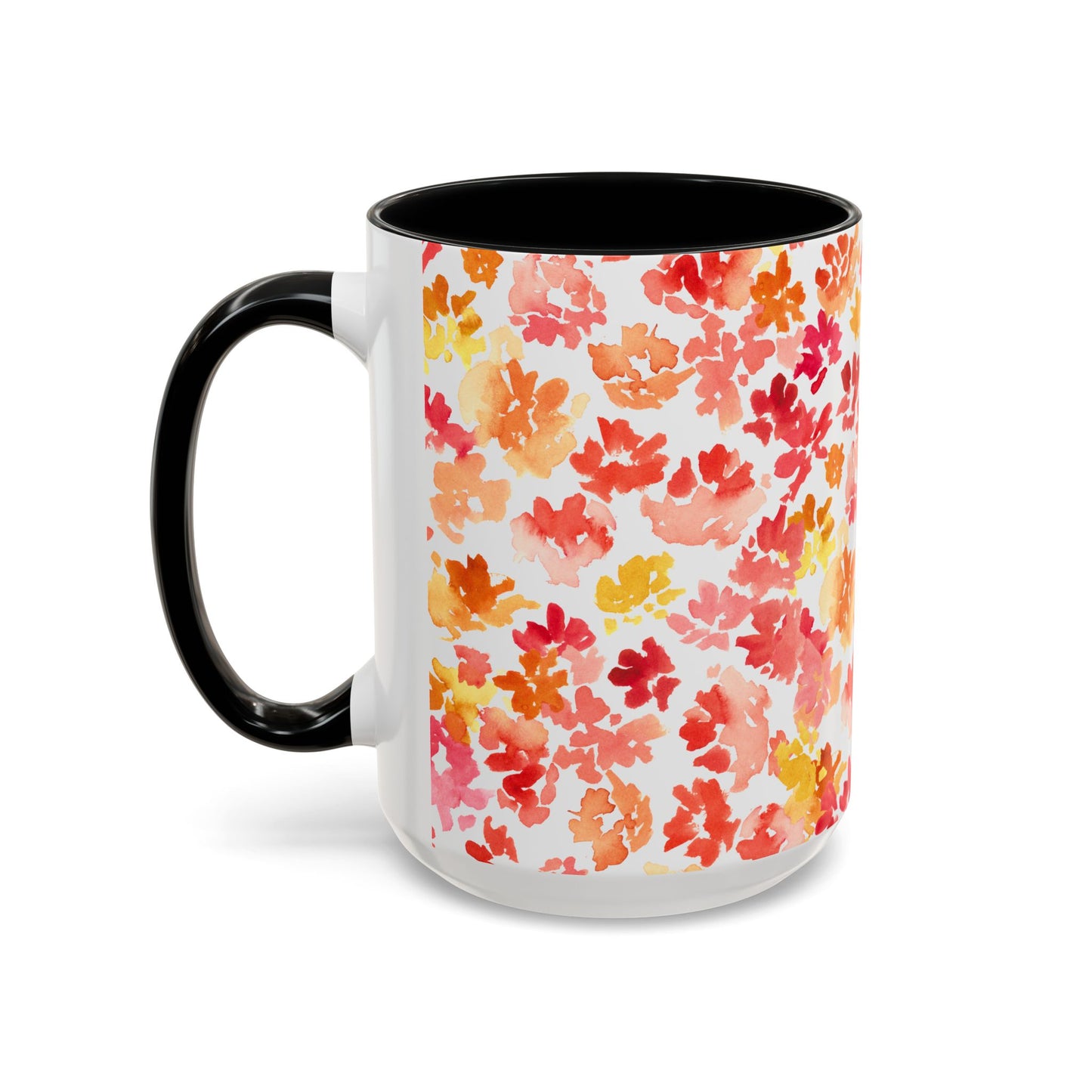 Posy Coffee Mug - Warm Floral Design (11oz, 15oz) - Brooke Zitting, LLC