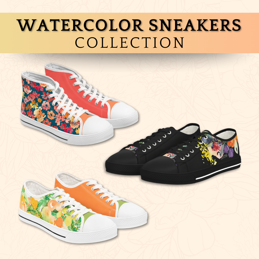 Watercolor Sneakers